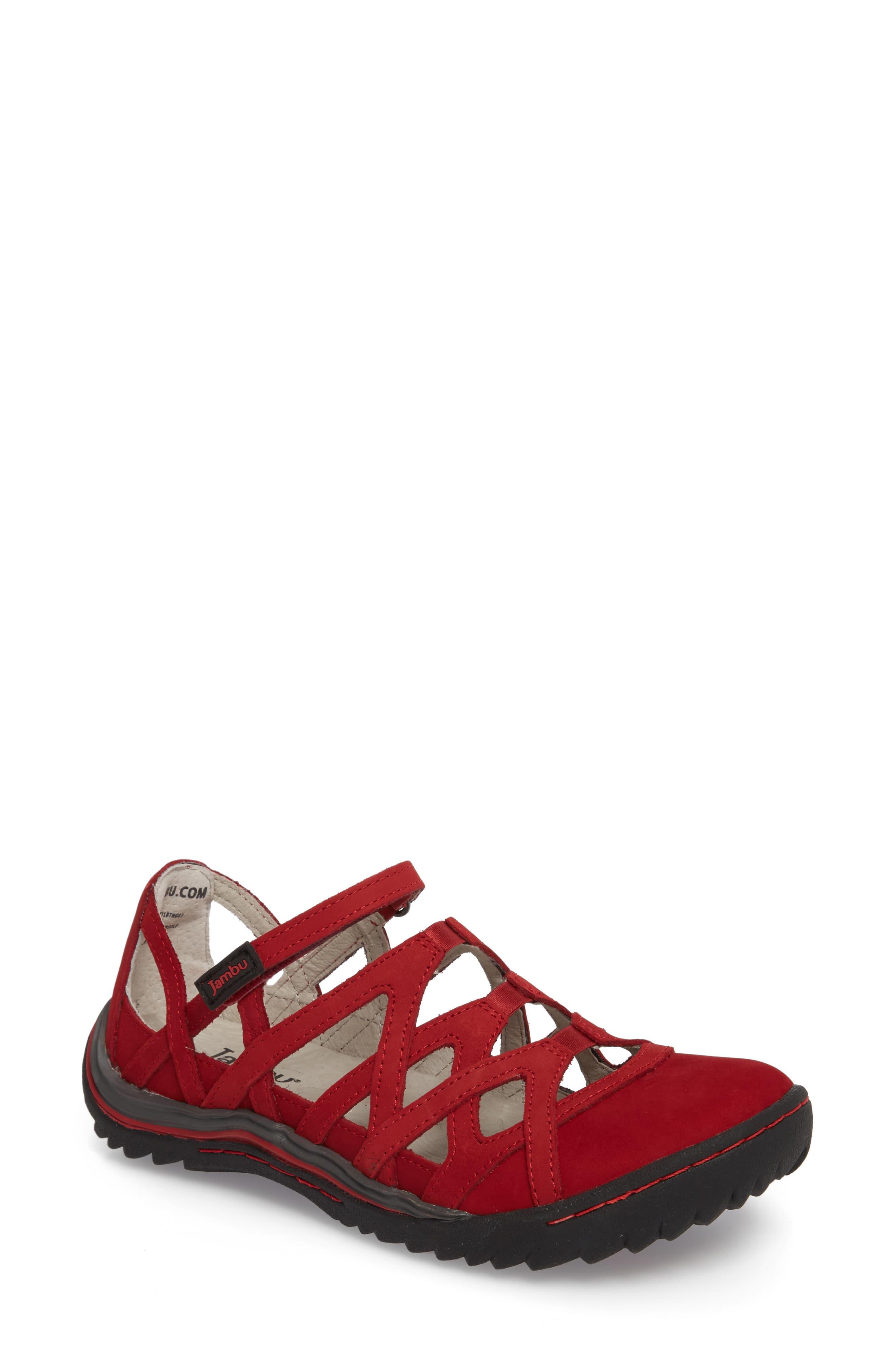 Jambu Leather Tangerine Gladiator Sport Sandal in Red Leather (Red) - Save 52% - Lyst