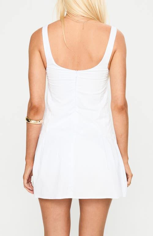 Princess Polly Songs Of Summer Cotton Minidress in White | Lyst