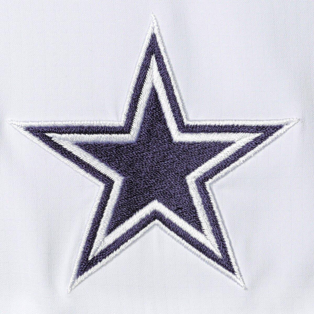 Columbia Dallas Cowboys White Tamiami Omni-Shade Button-Down Shirt