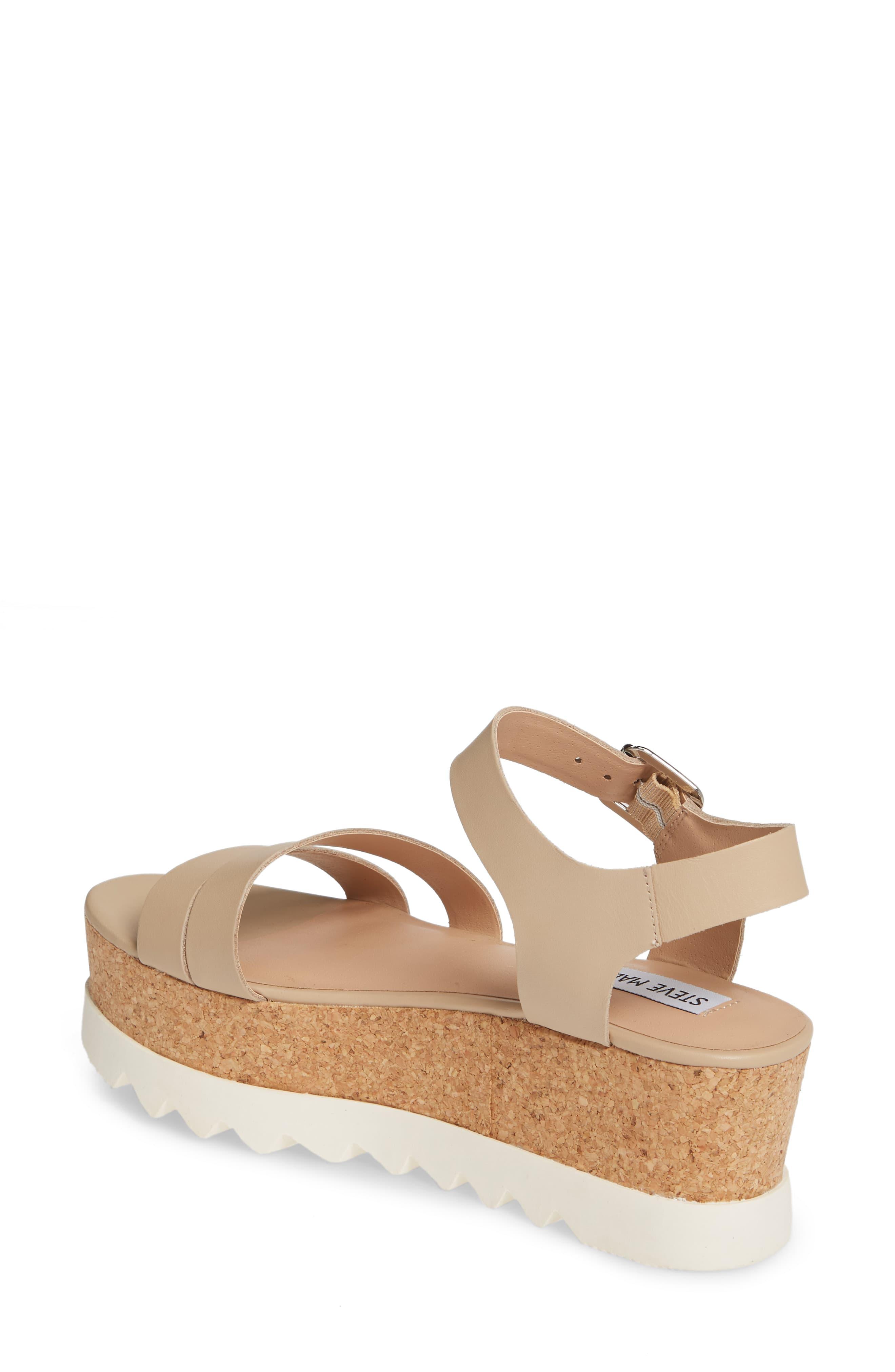 keykey platform wedge sandal