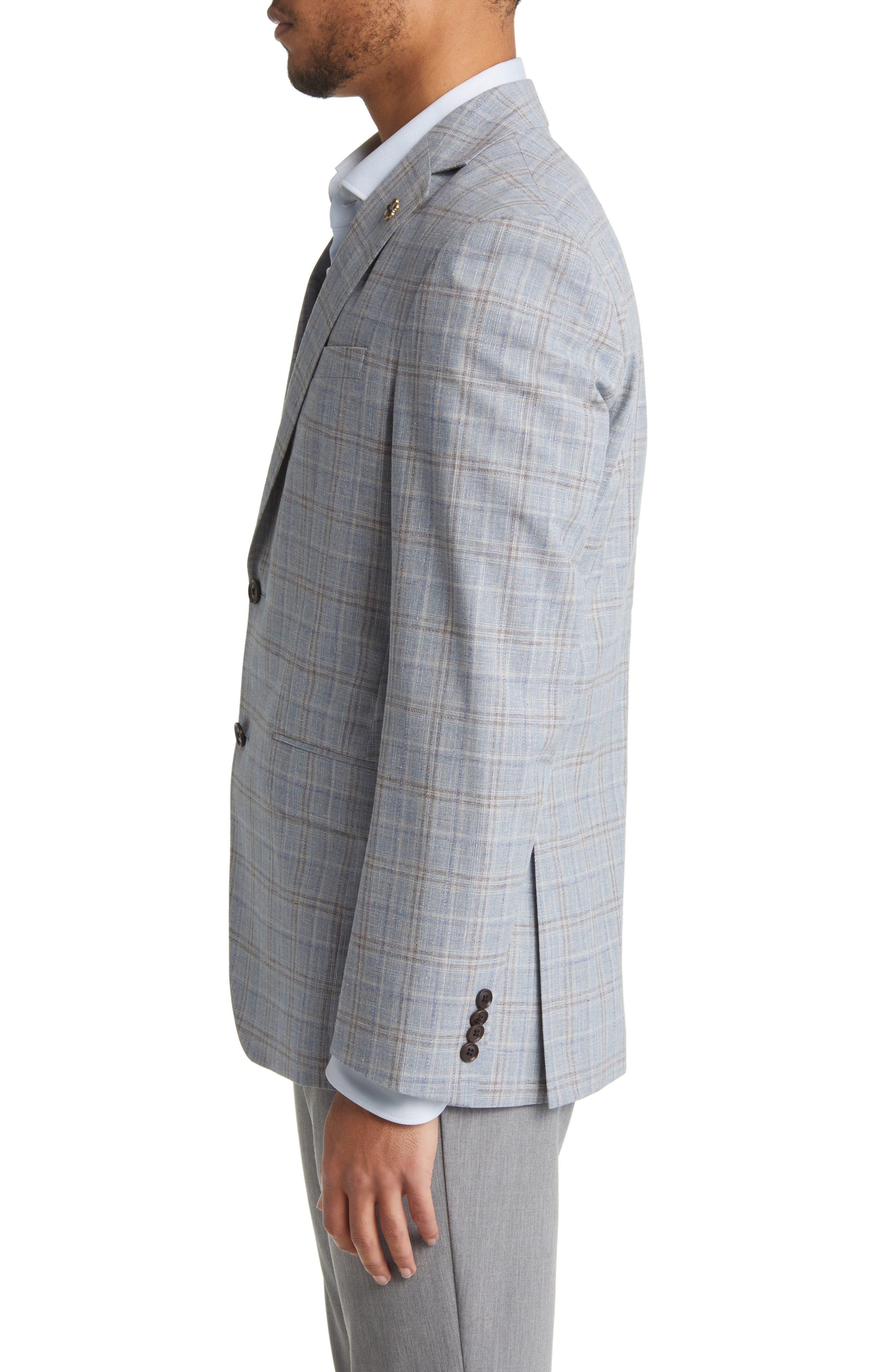 Ted Baker Karl Slim Fit Plaid Sport Coat in Gray for Men | Lyst