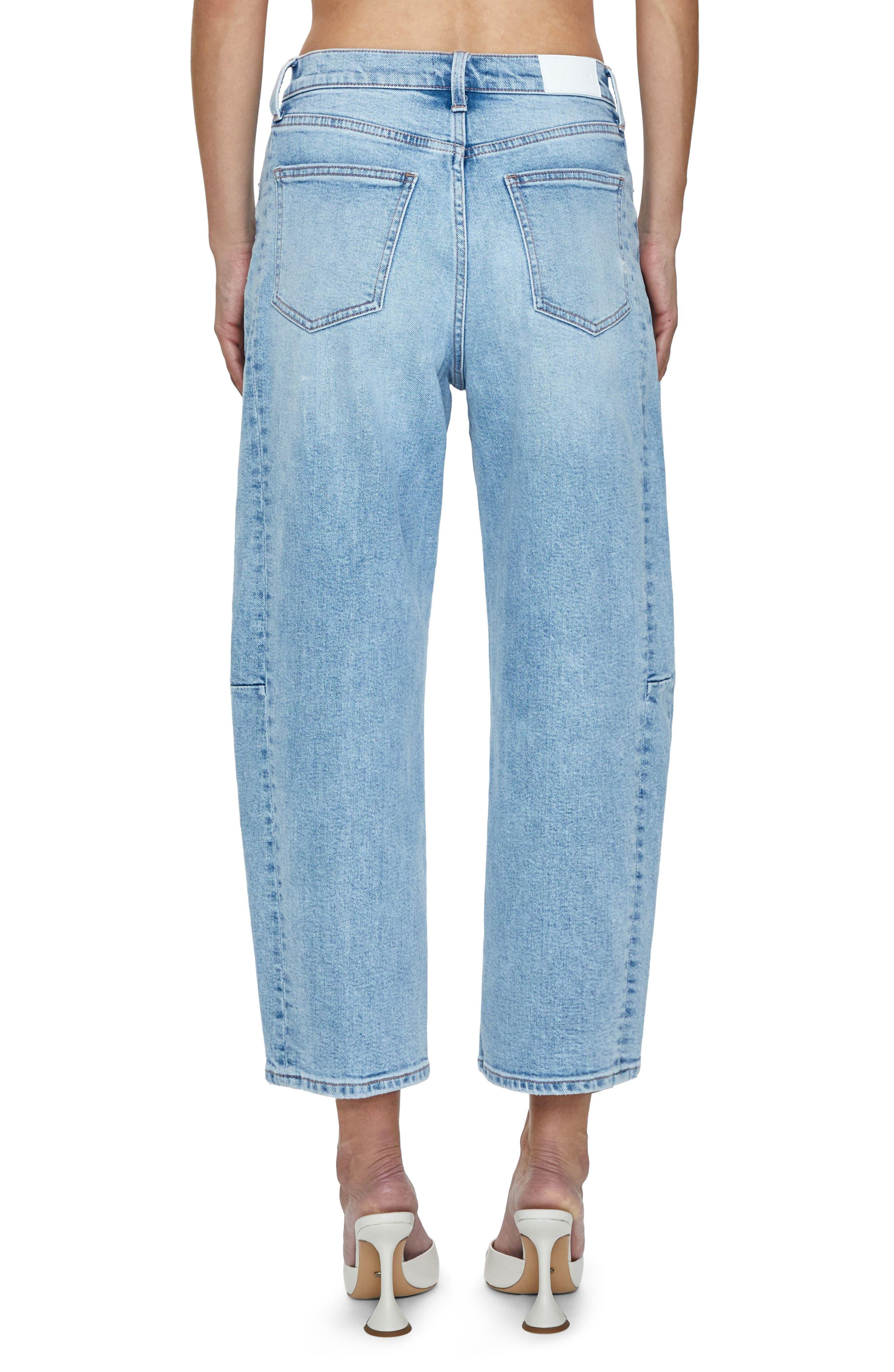Calça Jeans escura cintura alta levanta - IetpShops Bahrain - Lilla sømløse  leggings Palm Angels