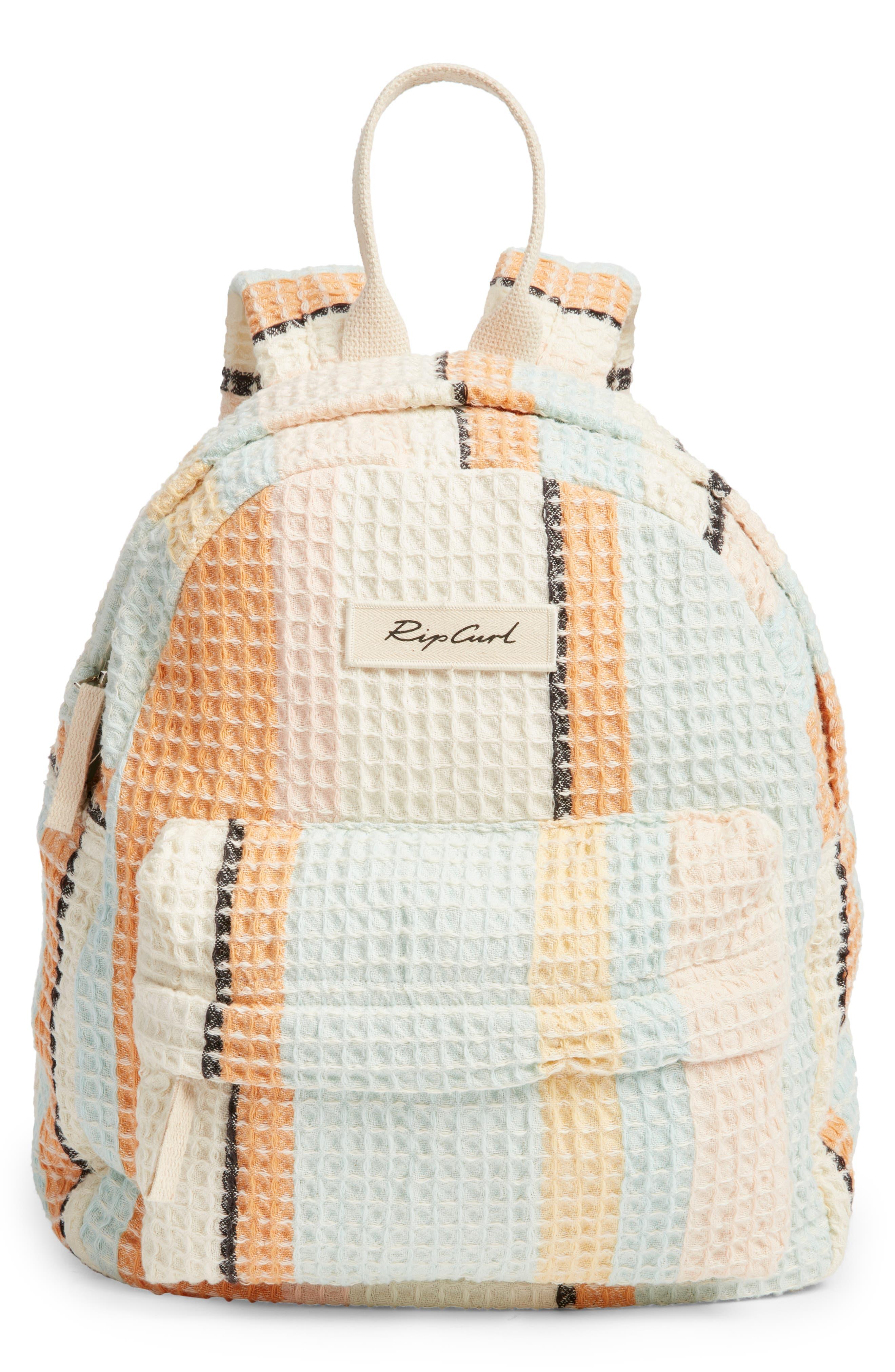 Rip Curl Waffle Knit Backpack in White | Lyst