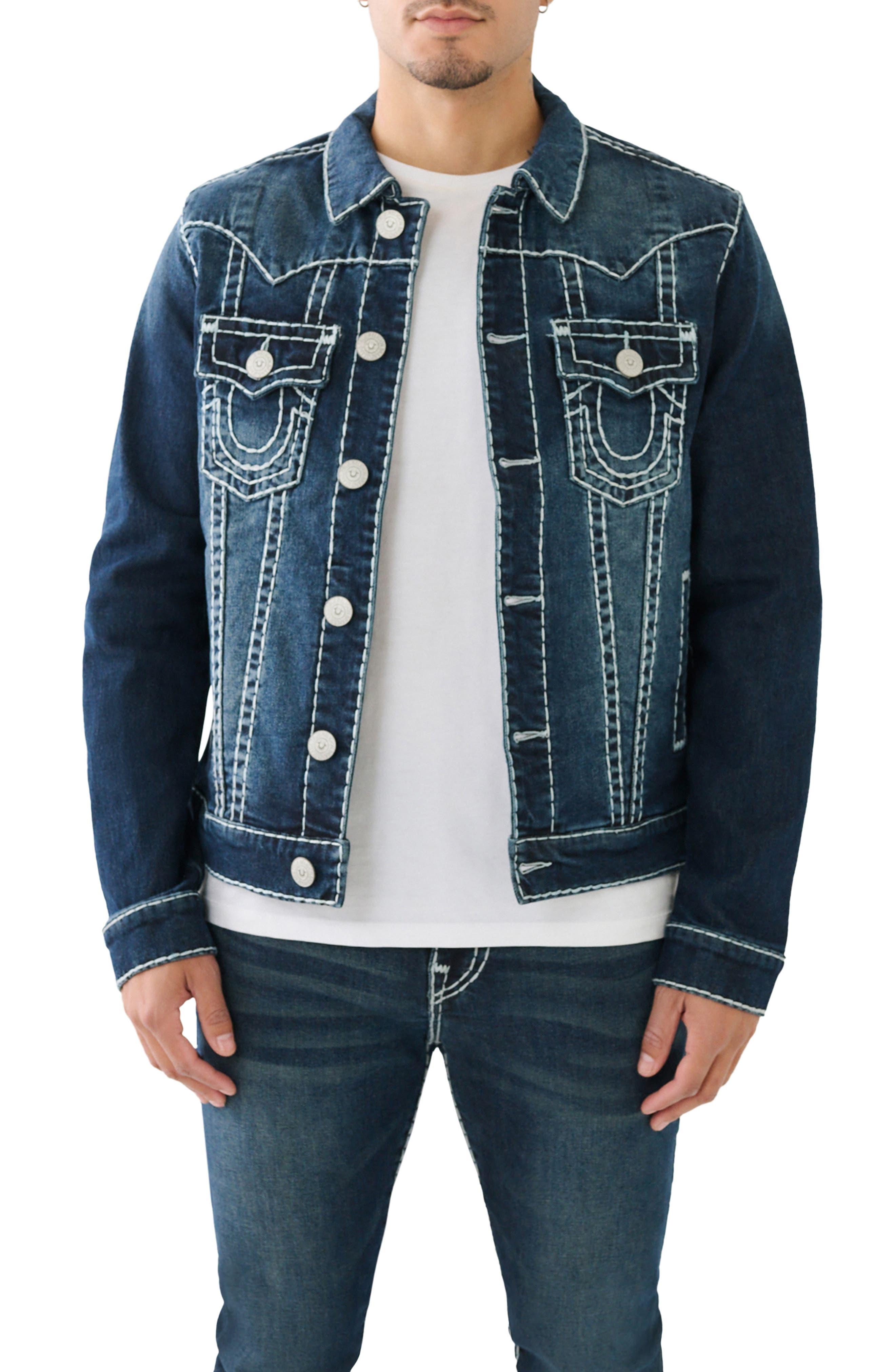 True religion top trucker jean jacket