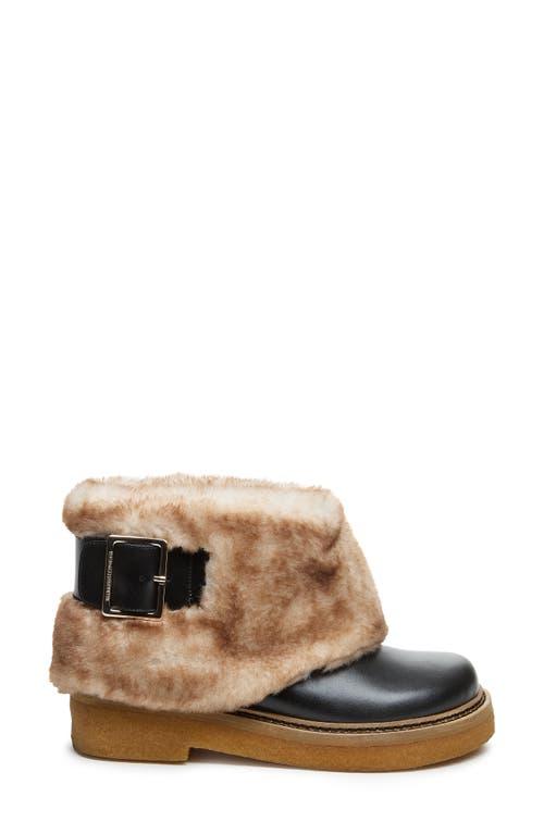 Kelsi Dagger Brooklyn Calvin Faux Fur Cuff Bootie in Brown Lyst
