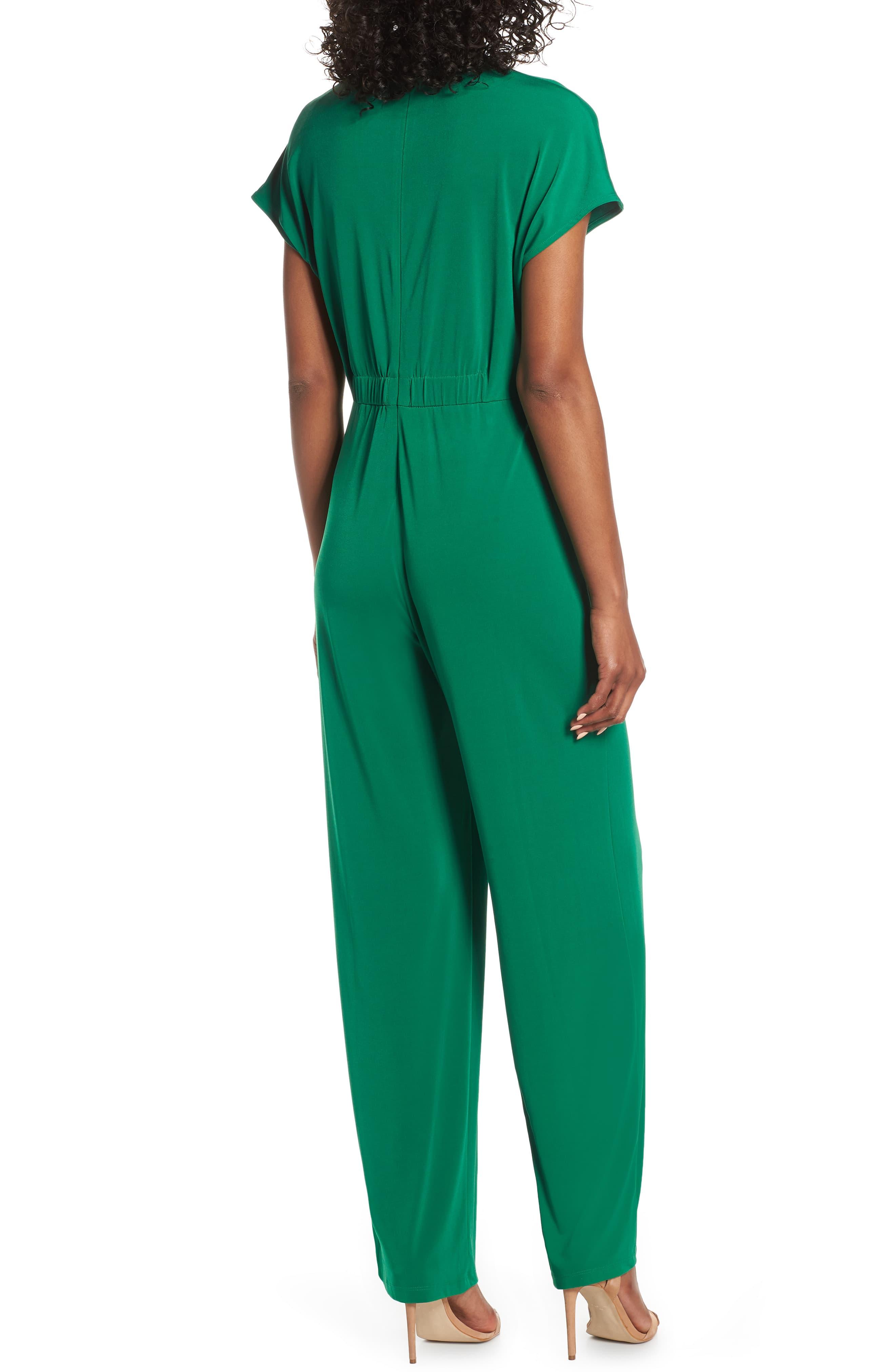 vince camuto cinched waist jumpsuit