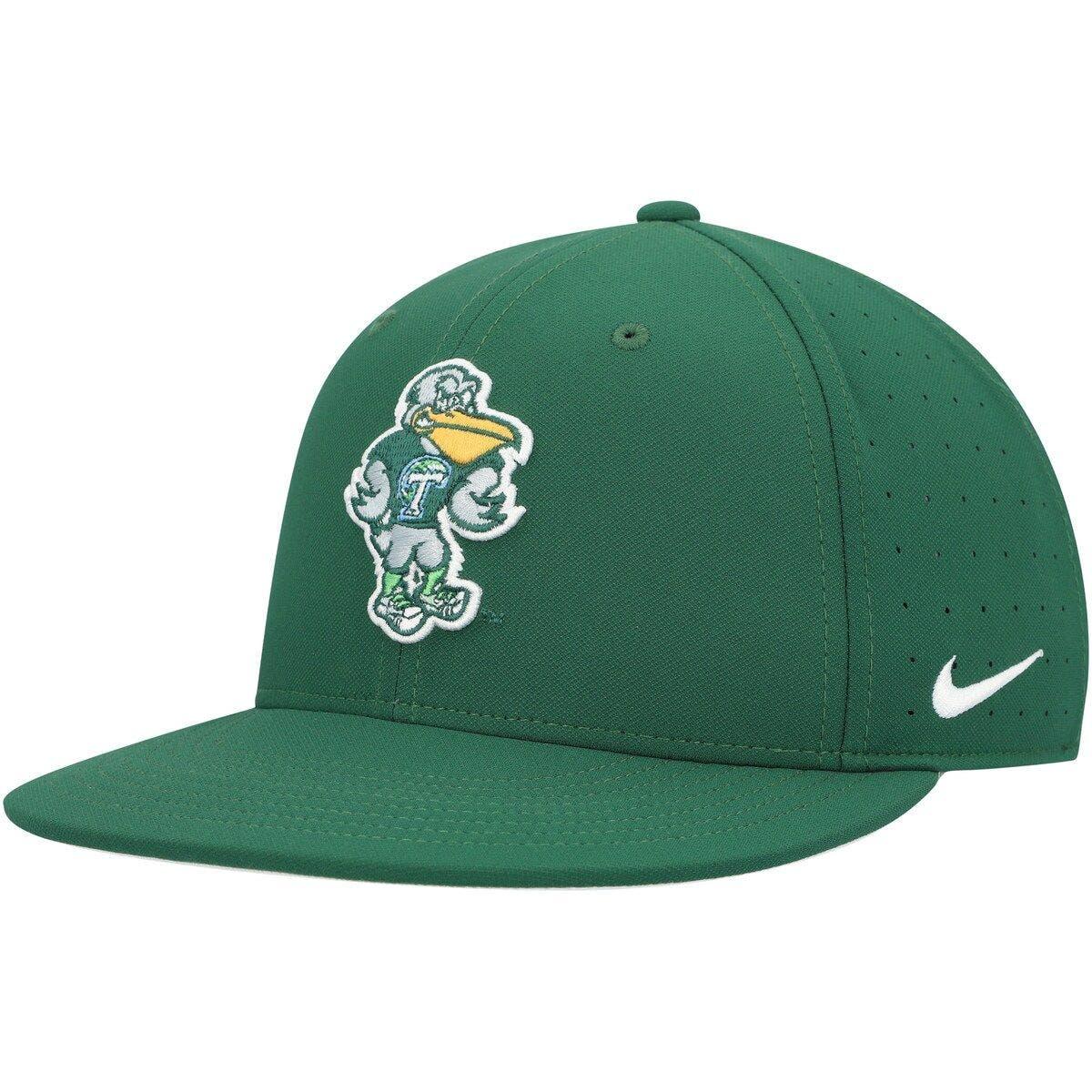 Nike Tulane Wave True Aerobill Performance Fitted Hat At Nordstrom in ...