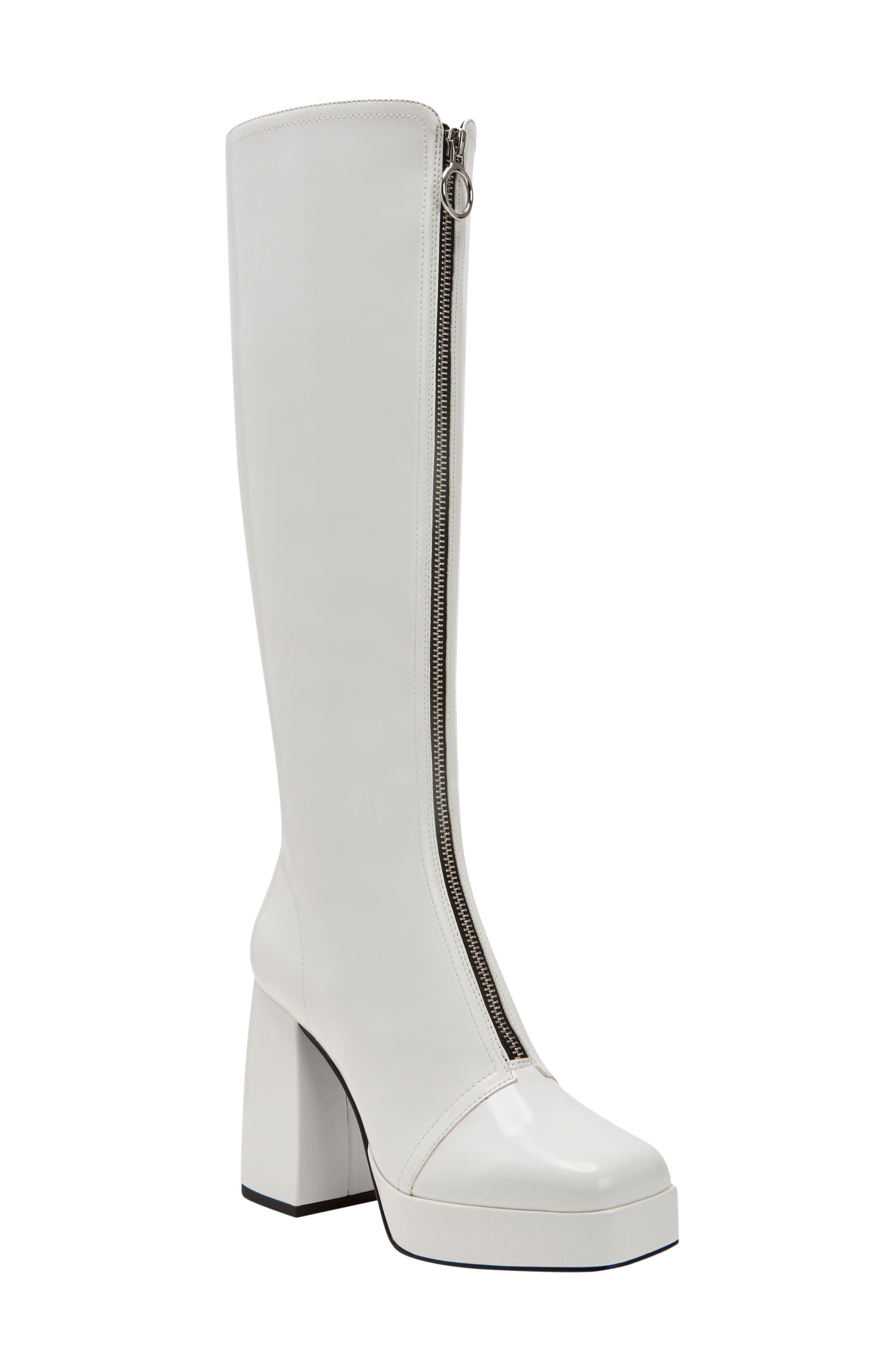 Katy Perry The Uplift Knee High Boot in White | Lyst