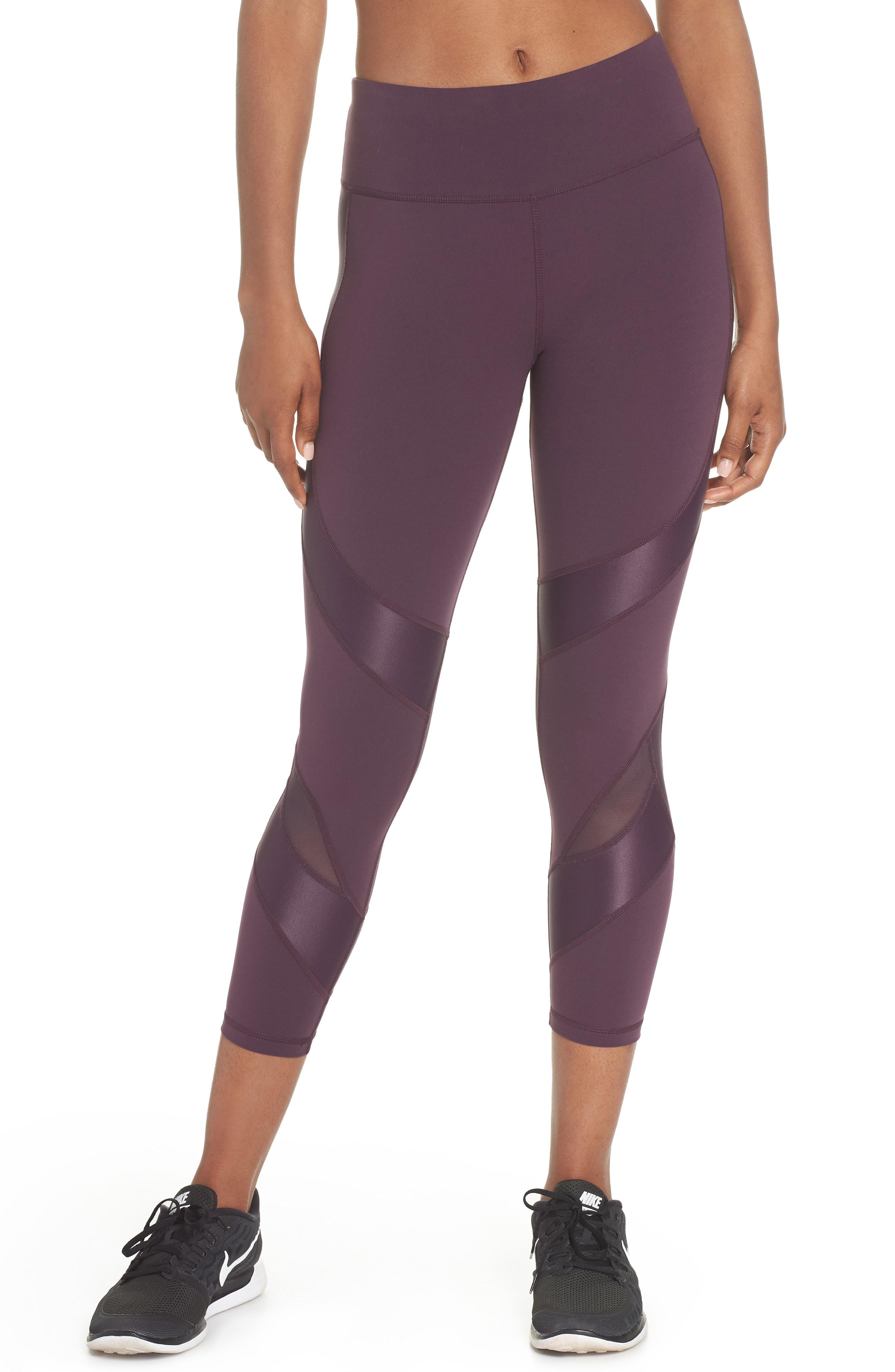 Sweaty Betty Power Wetlook Mesh 7/8 Workout Leggings in ...
