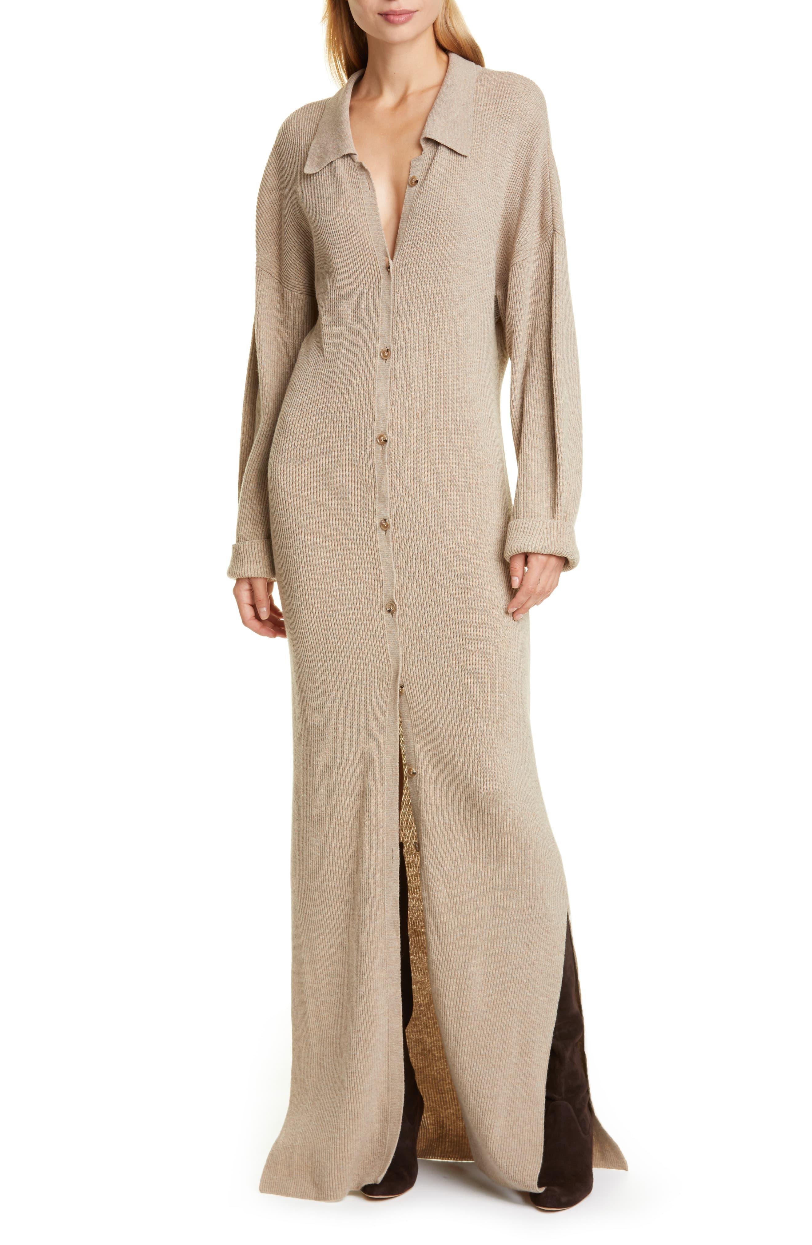 nanushka sweater dress