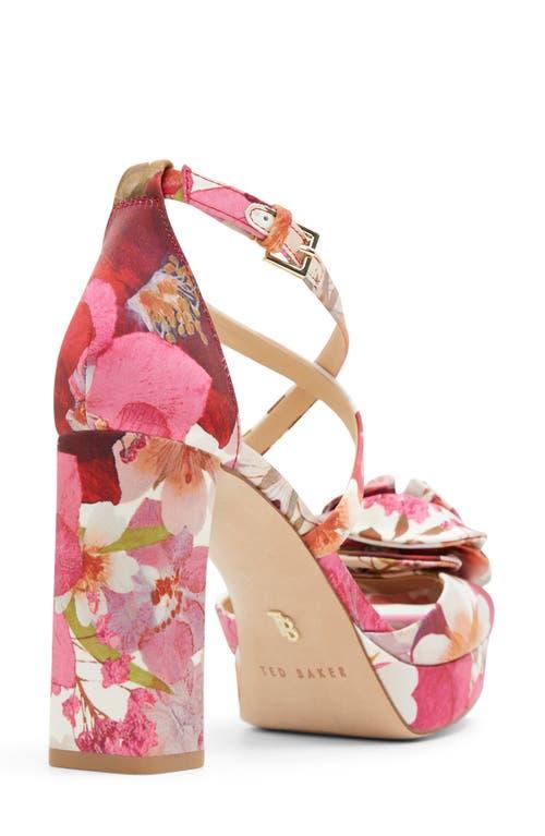 Ted Baker Maddy Rose Platform Sandal in Pink Lyst