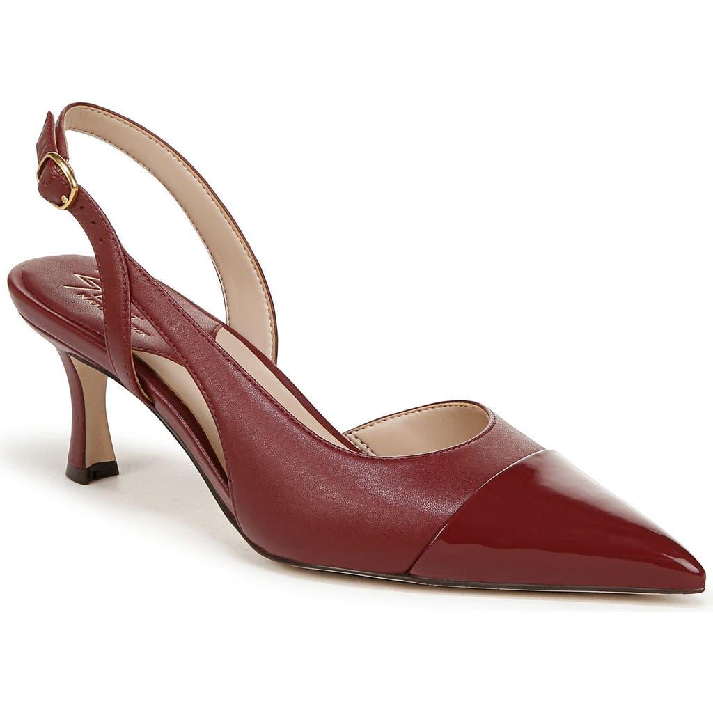 27 EDIT Naturalizer Ilyssa Pointed Toe Slingback Pump in Red