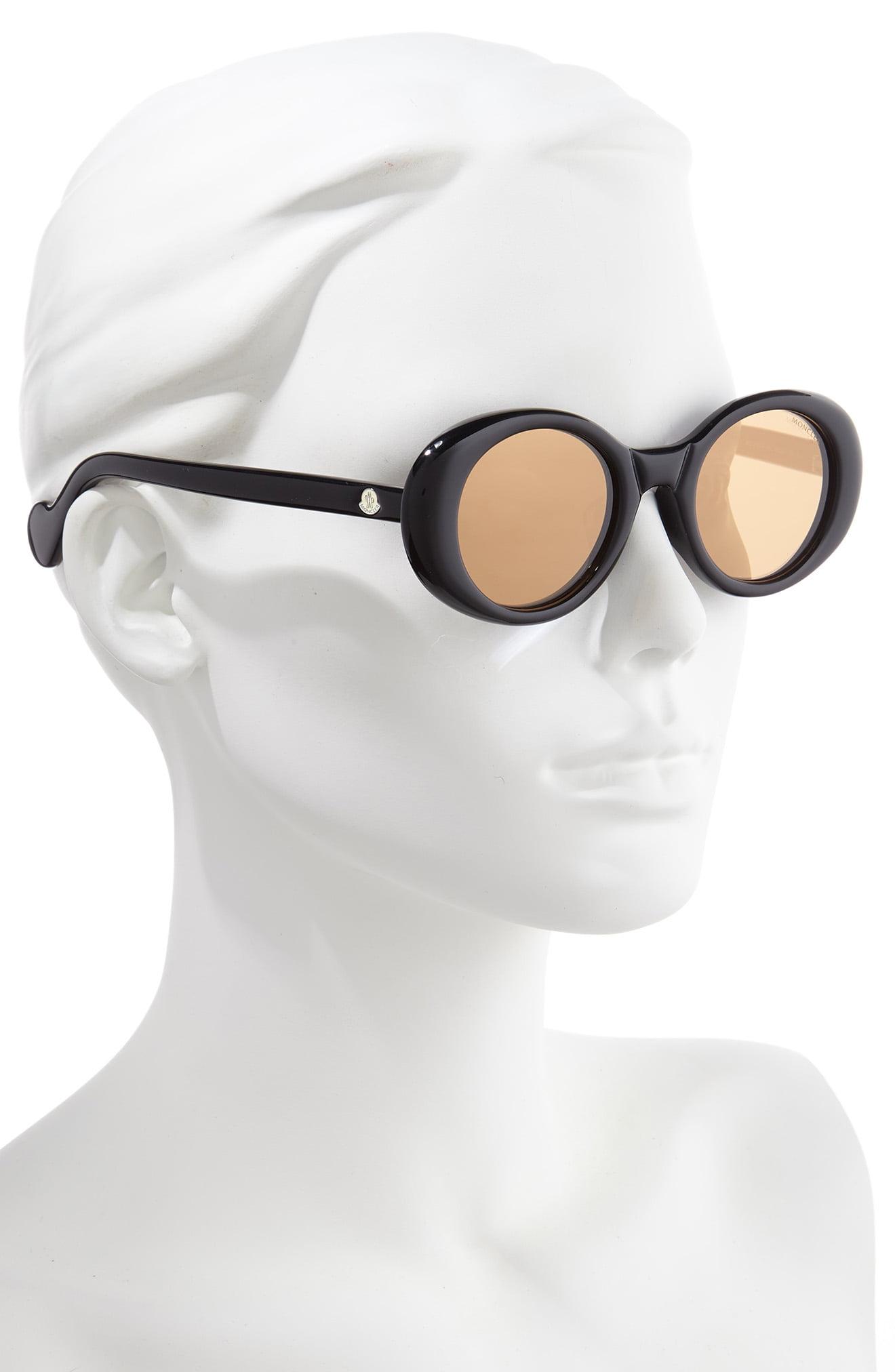moncler round sunglasses