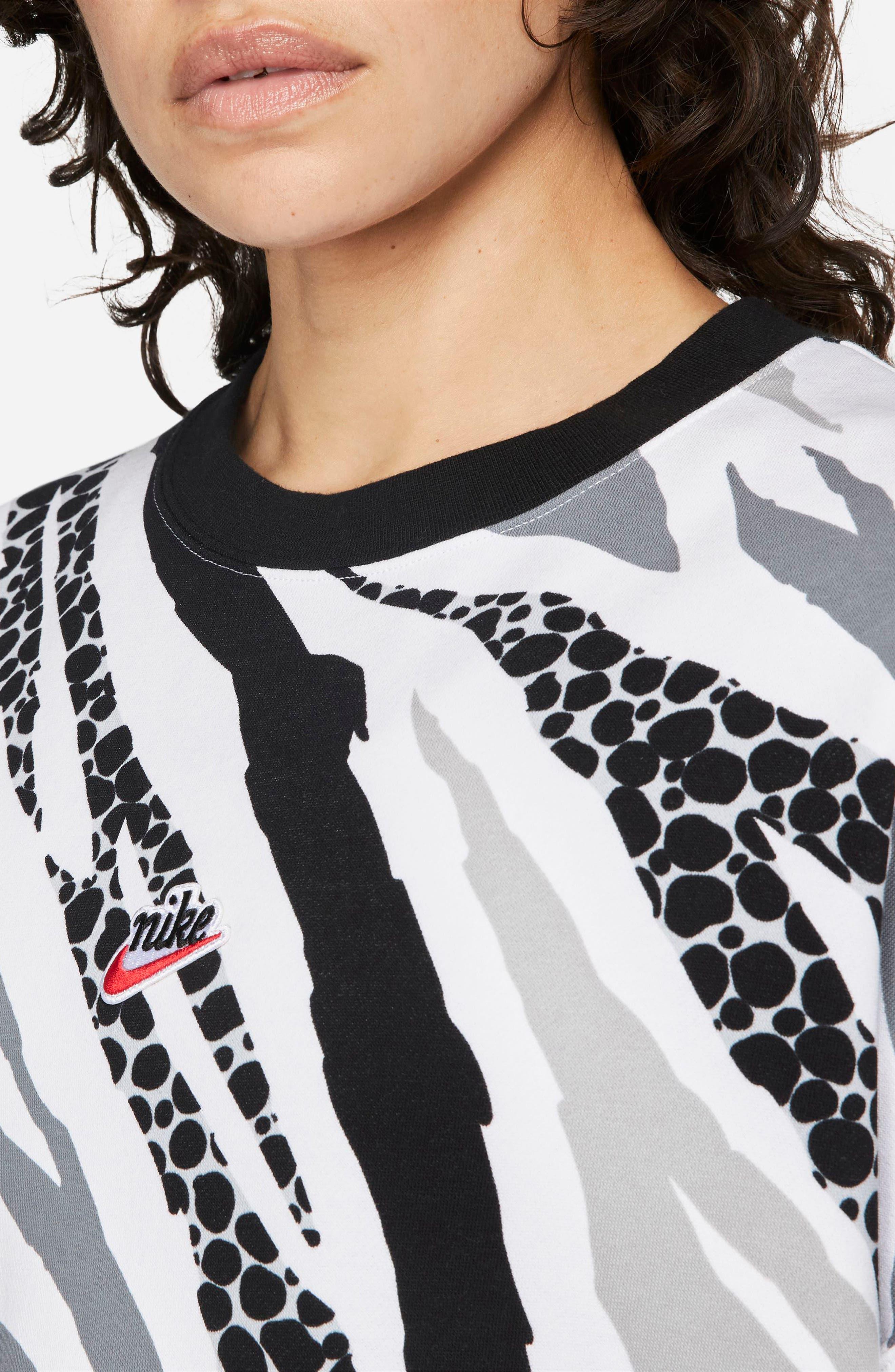 Nike zebra sweatshirt hot sale