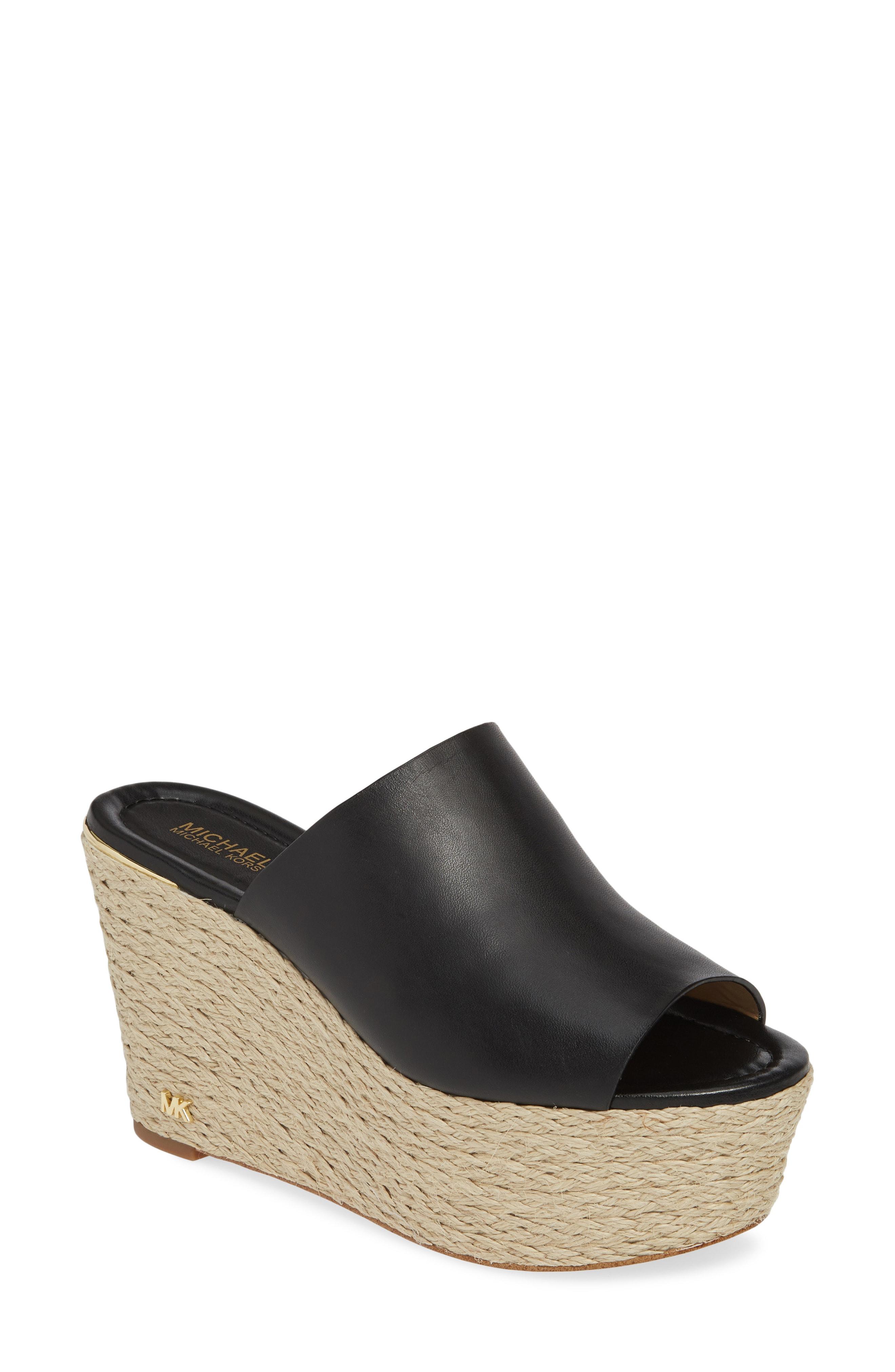 espadrille wedge slide
