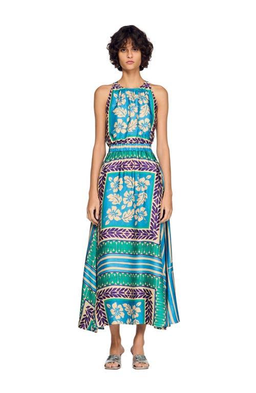 green emerald velvet dress Shop Sabah Fancy Knit Maxi Dress Ecru for Woman Online