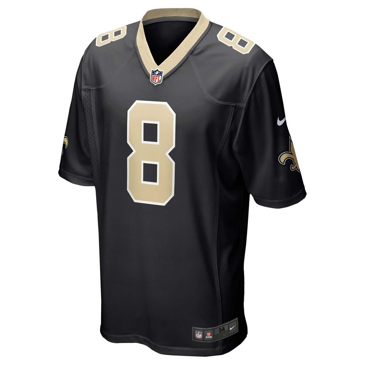 Nike Archie Manning Black New Orleans Saints Retired Player Game