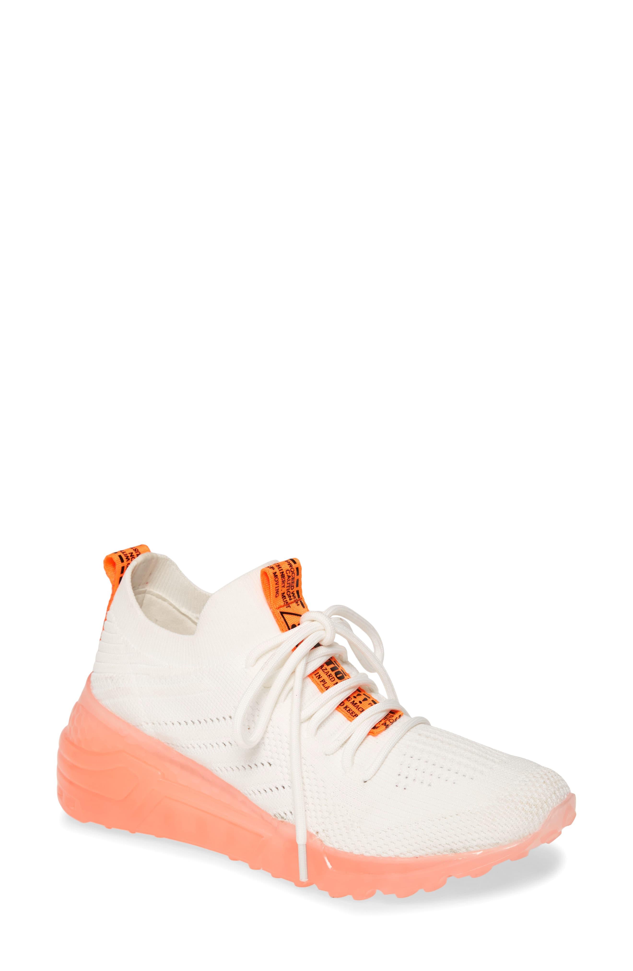 steve madden sneakers orange