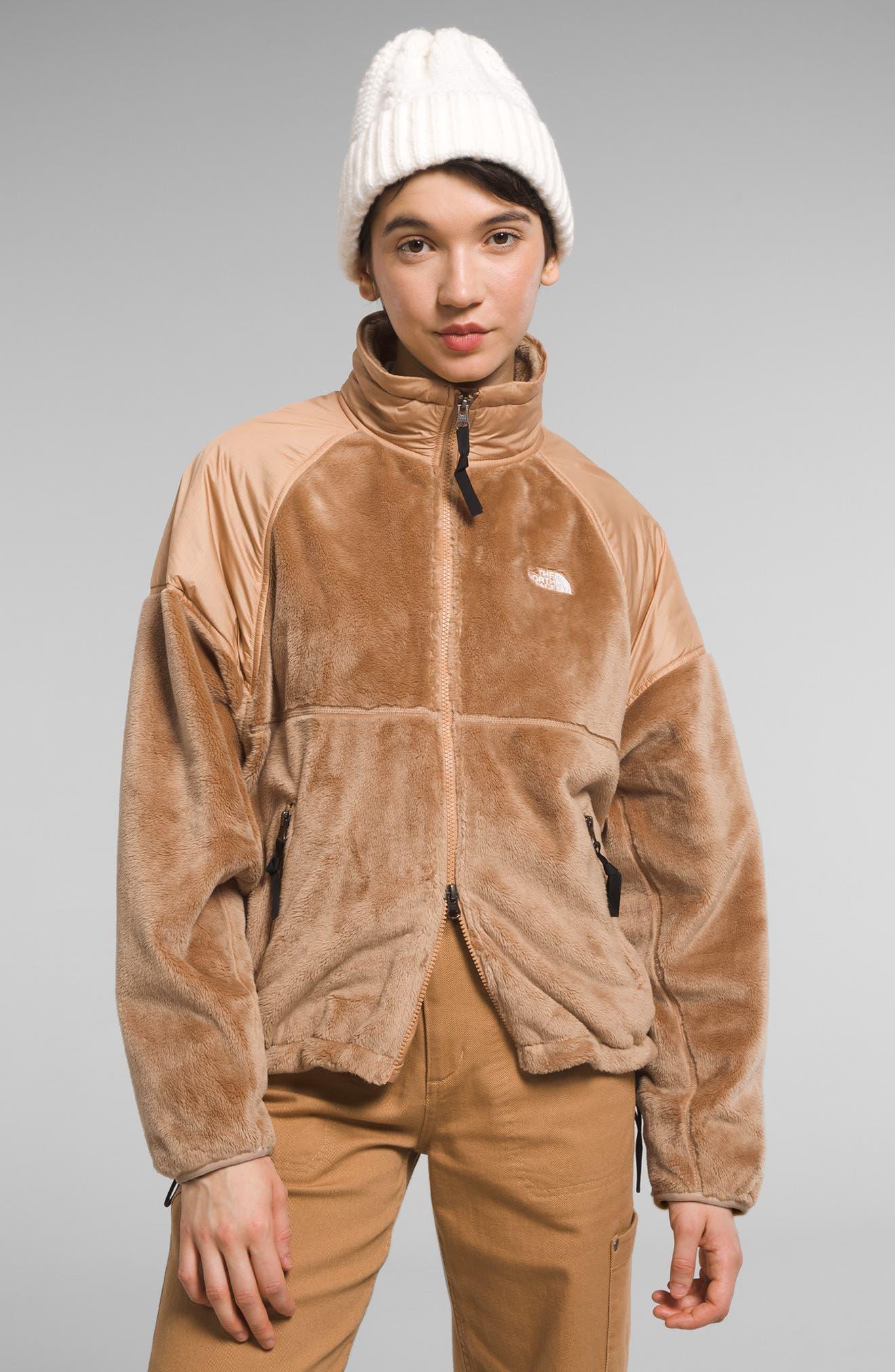 The North Face Versa Velour Jacket in Brown | Lyst