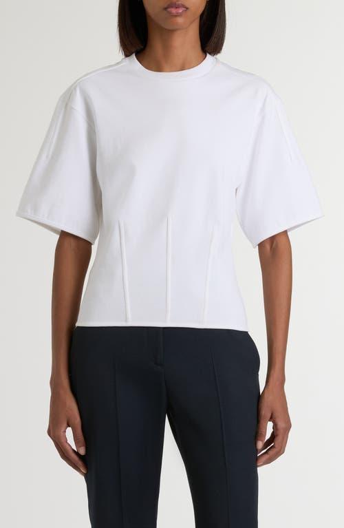 【ALEXANDER McQUEEN】ACE CORSET SHORT SLEEVE T SHIRT Alexander Mcqueen Corset T Shirt Alexander McQueen
