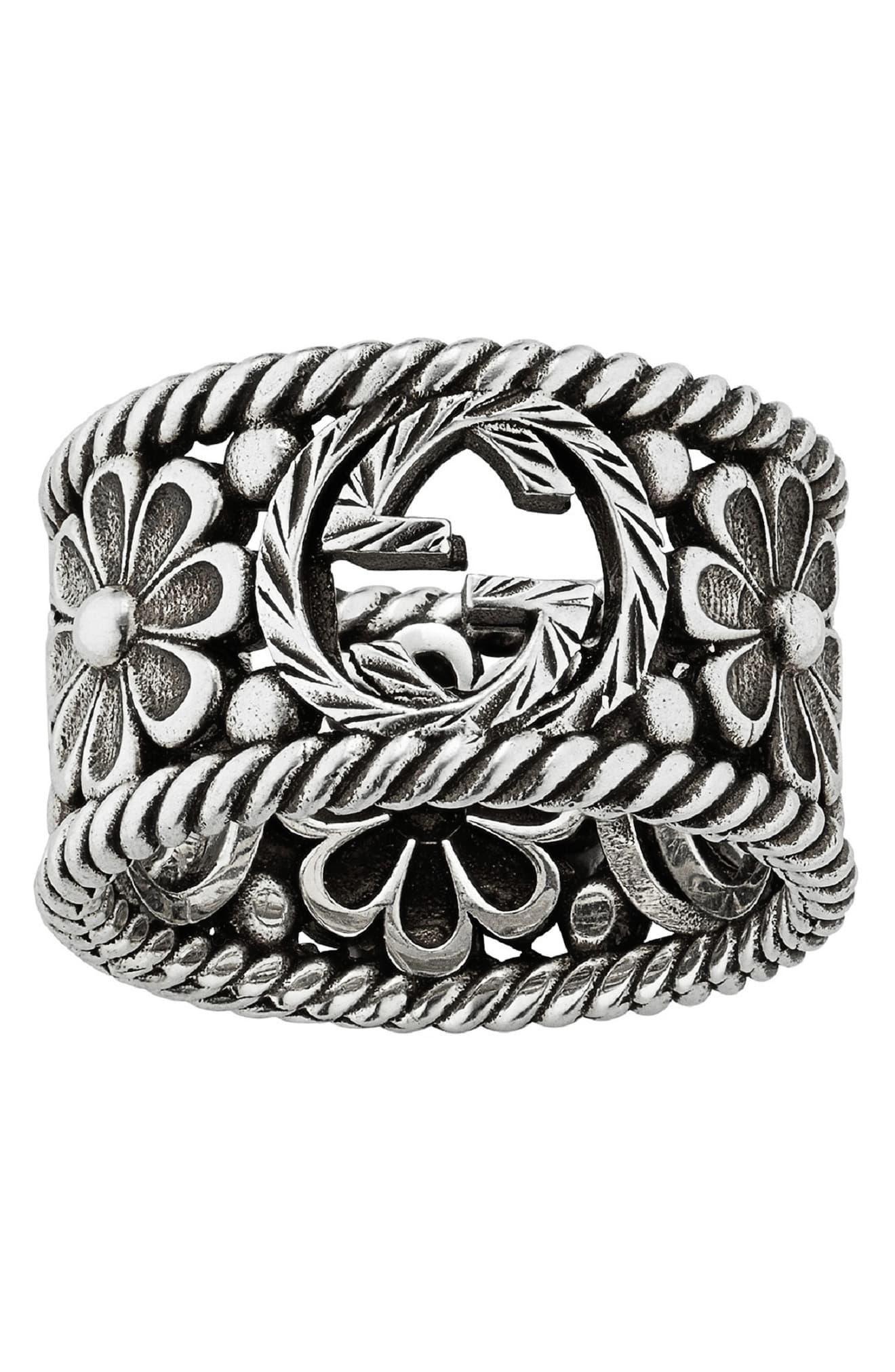 gucci floral ring