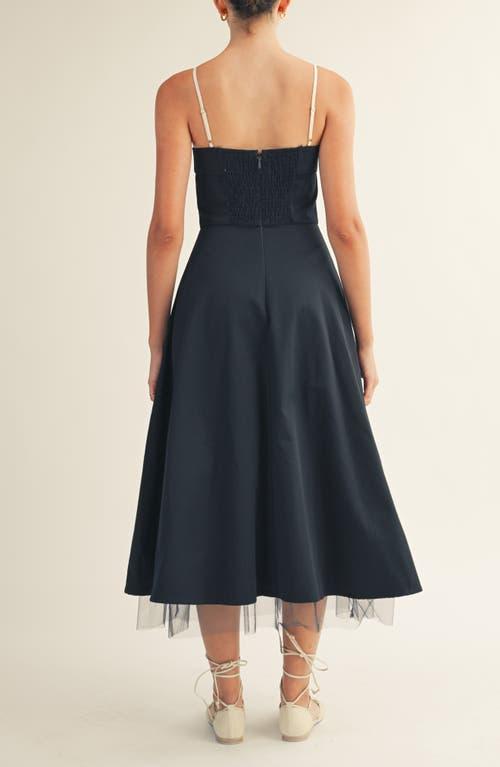 arose studio brienne square-neck midi dress Arose Studio Brienne Square-Neck Midi Dress