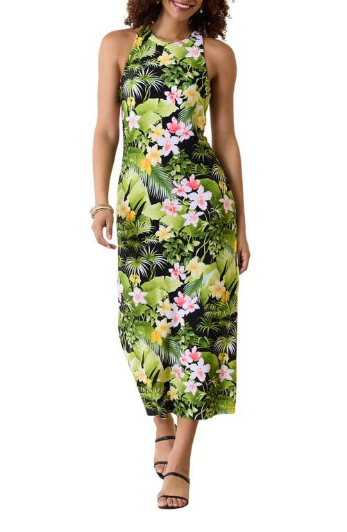 Tommy Bahama Jasmina Floral Midi Dress in Green | Lyst