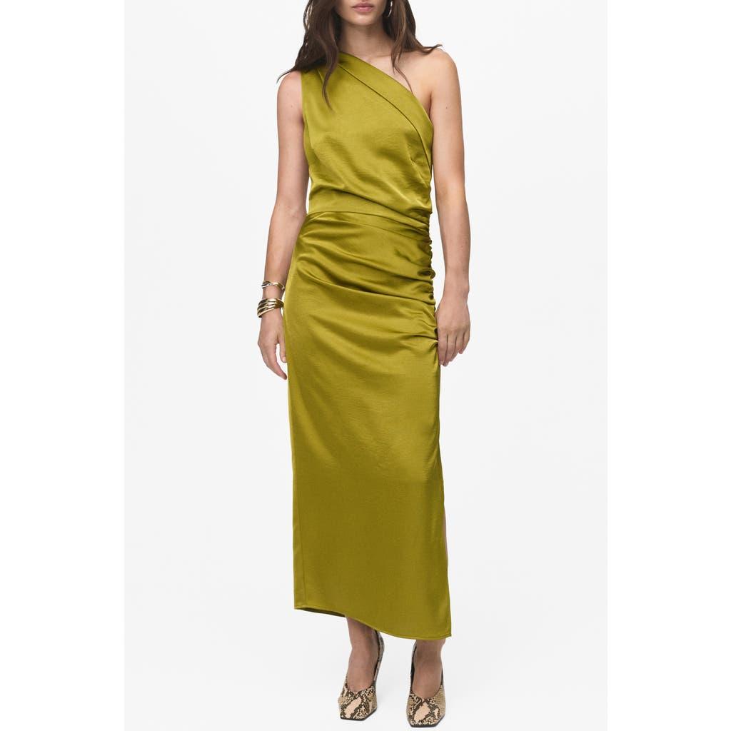 mango cocktail dress Mango Mikado Gown with Slit main image 1