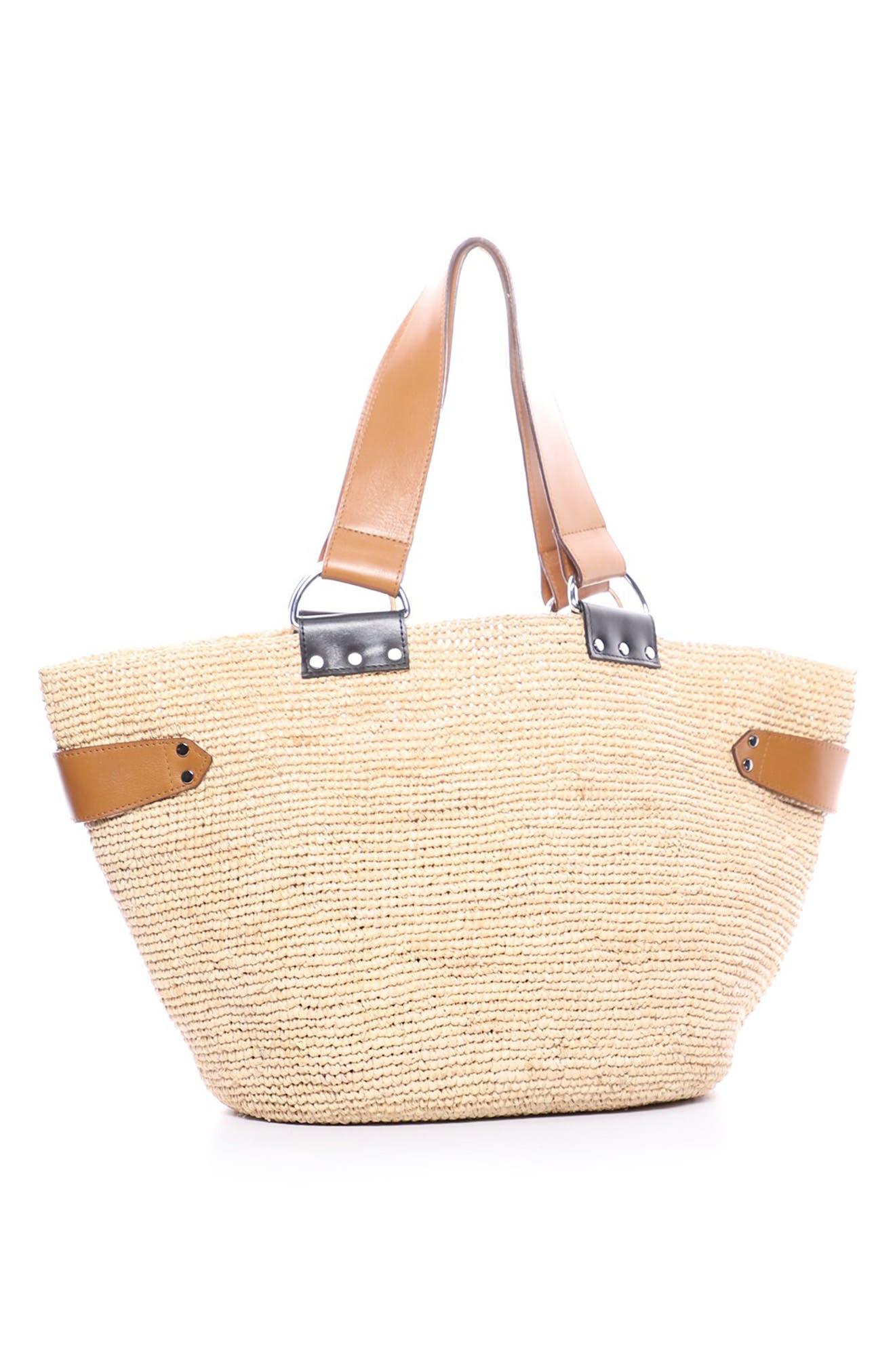 Isabel Marant Bahiba Straw Tote in Natural | Lyst