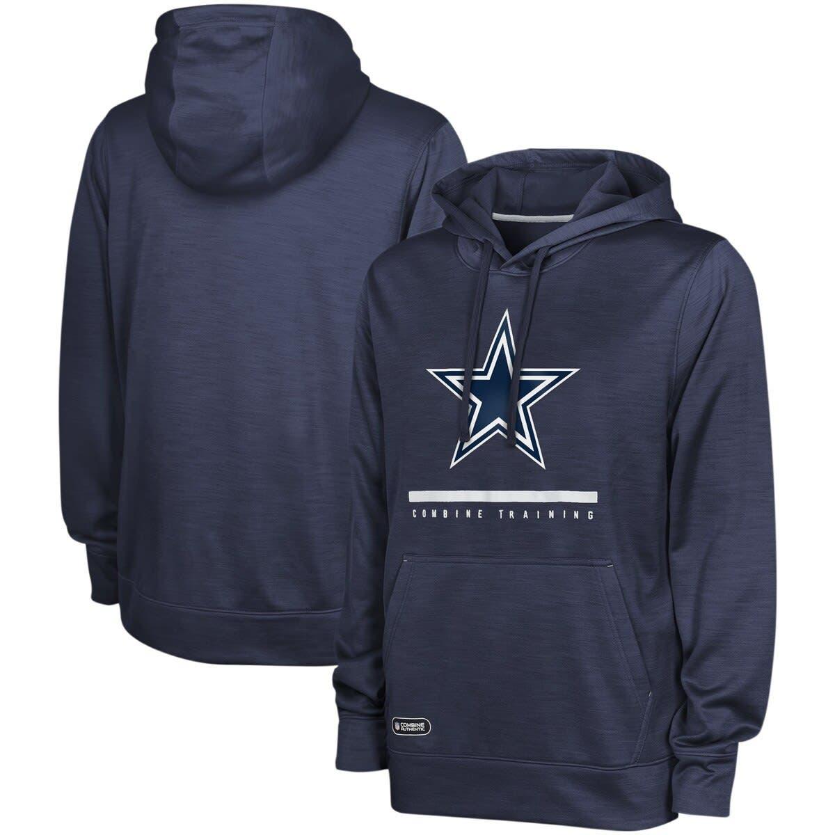 Men's Pro Standard Navy Dallas Cowboys Logo Pullover Hoodie