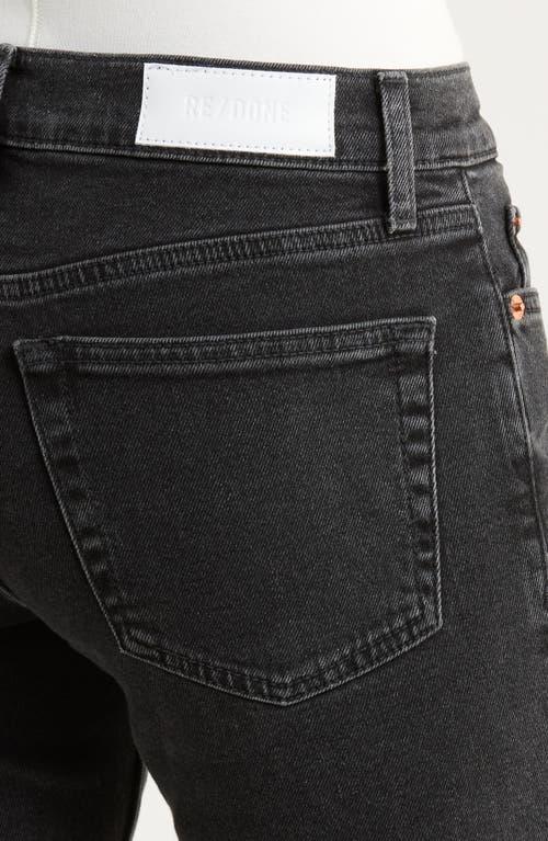 RE/DONE The Slim Cigarette Jeans in Black