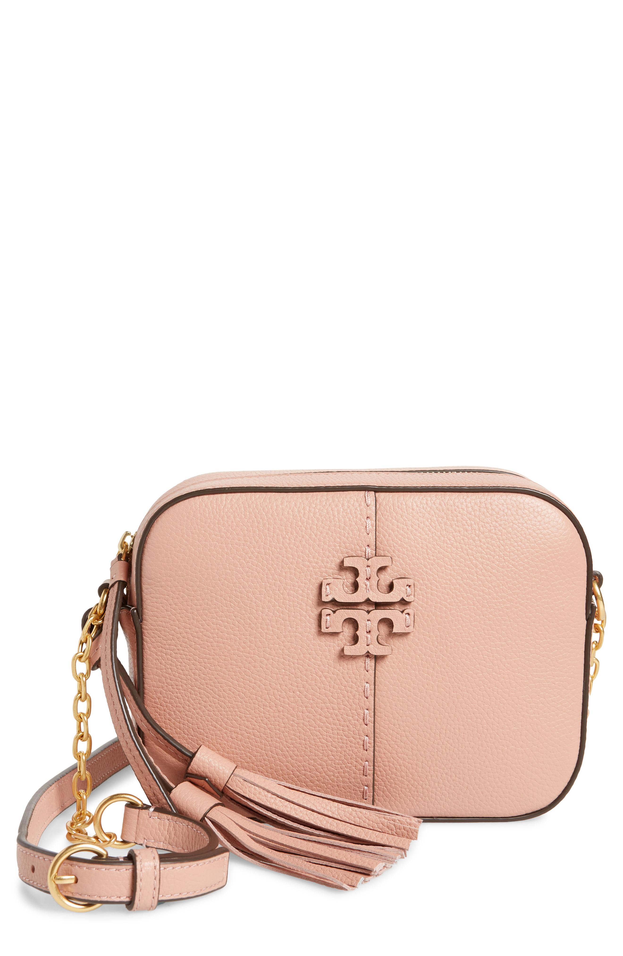 Tory Burch Leather Mcgraw Camera Bag in Pink - Lyst