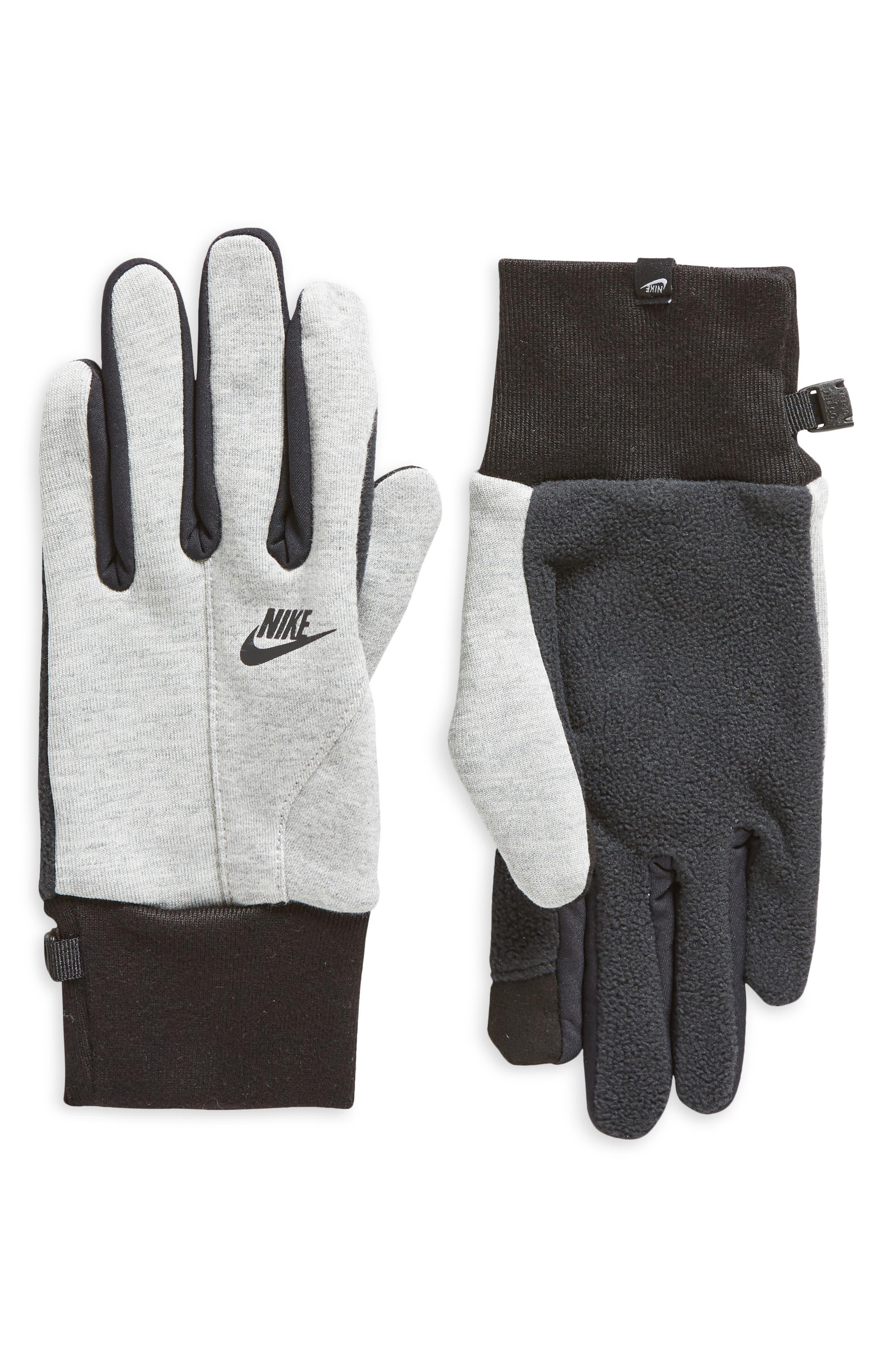 Nike Therma-fit Tech Fleece Gloves in Gray for Men | Lyst
