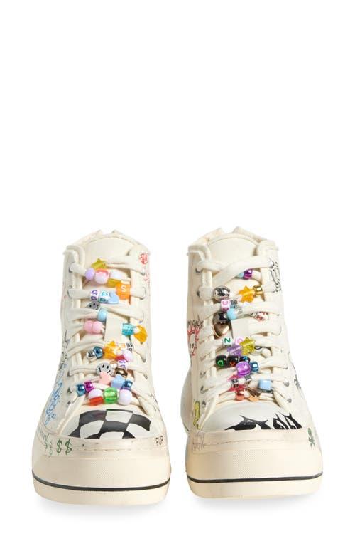 R13 Kurt High Top Platform Sneaker in White Lyst