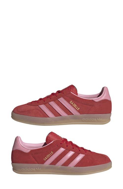 adidas gazelle silver green womens adidas Gazelle 85 (Pink Fusion/Cloud White/Gold Metallic) main image 0