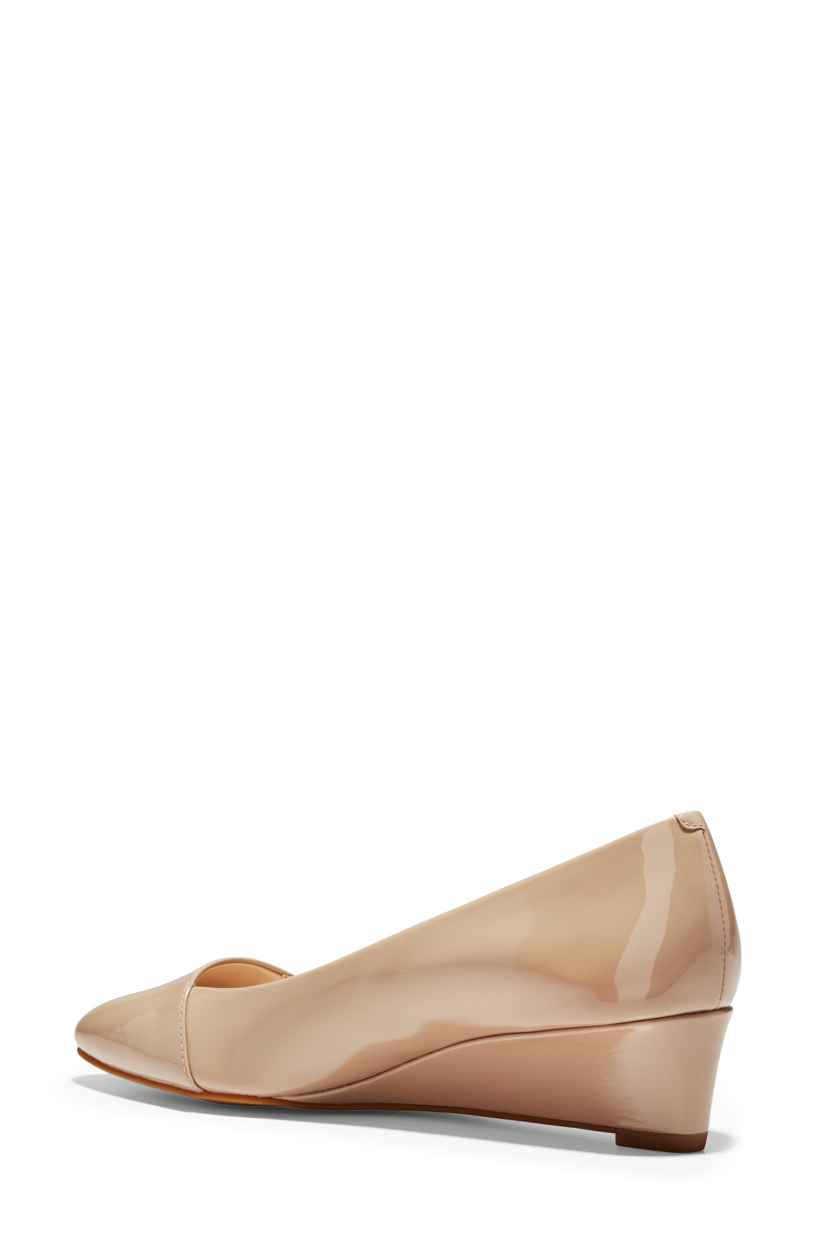 Cole Haan Kinslee Wedge Pump in Natural 