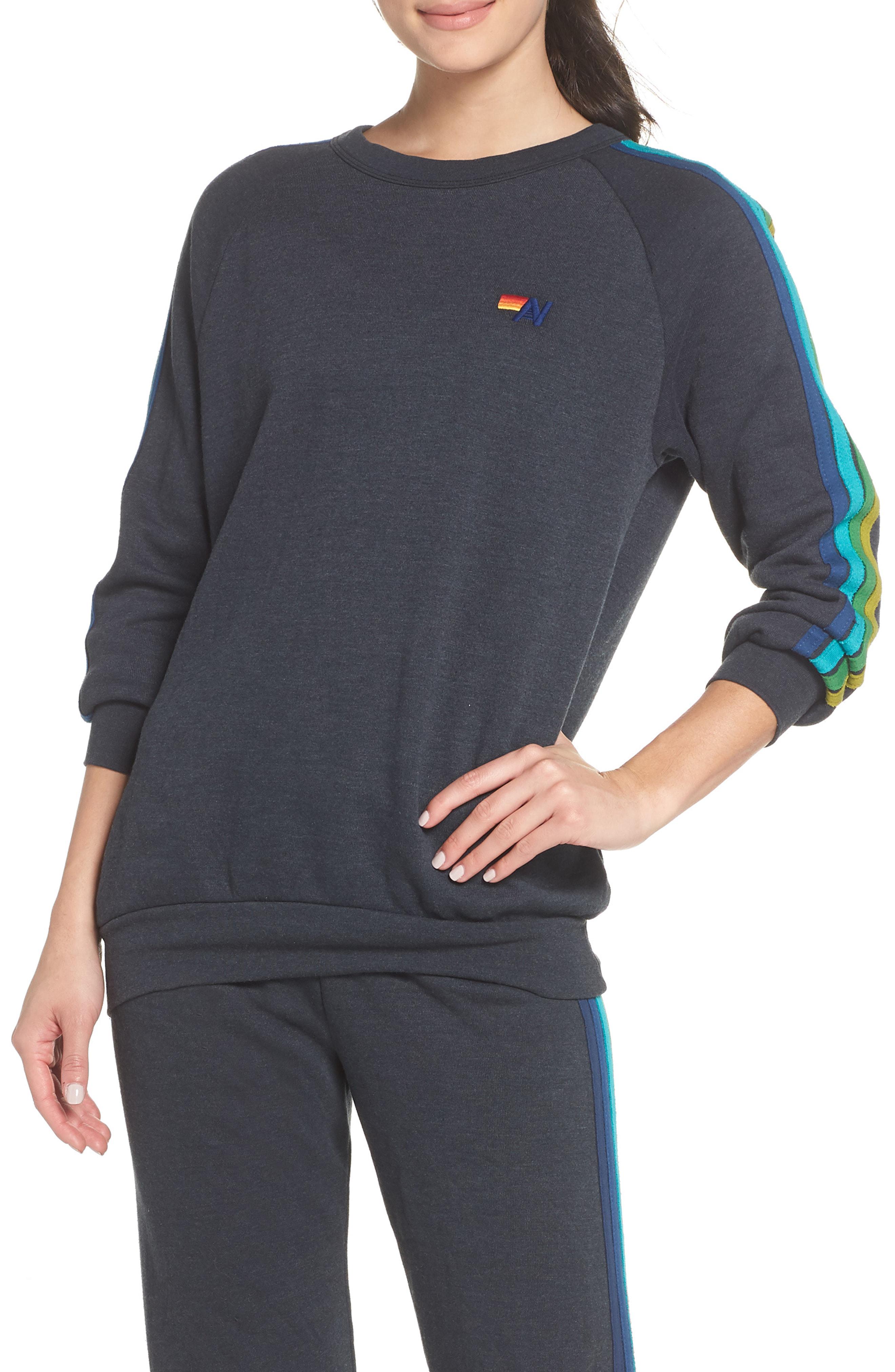 sweats with stripe