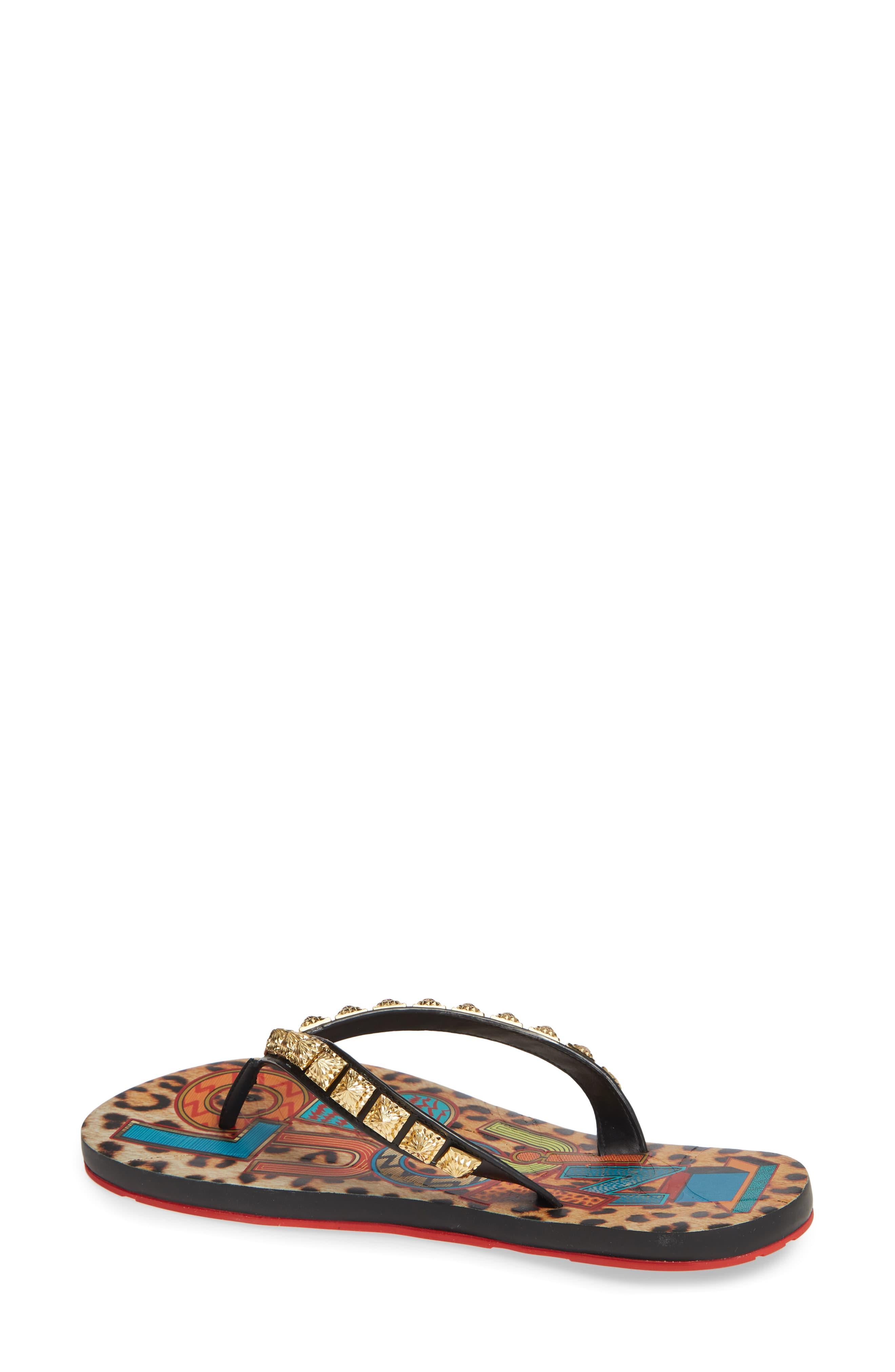 christian louboutin flip flops