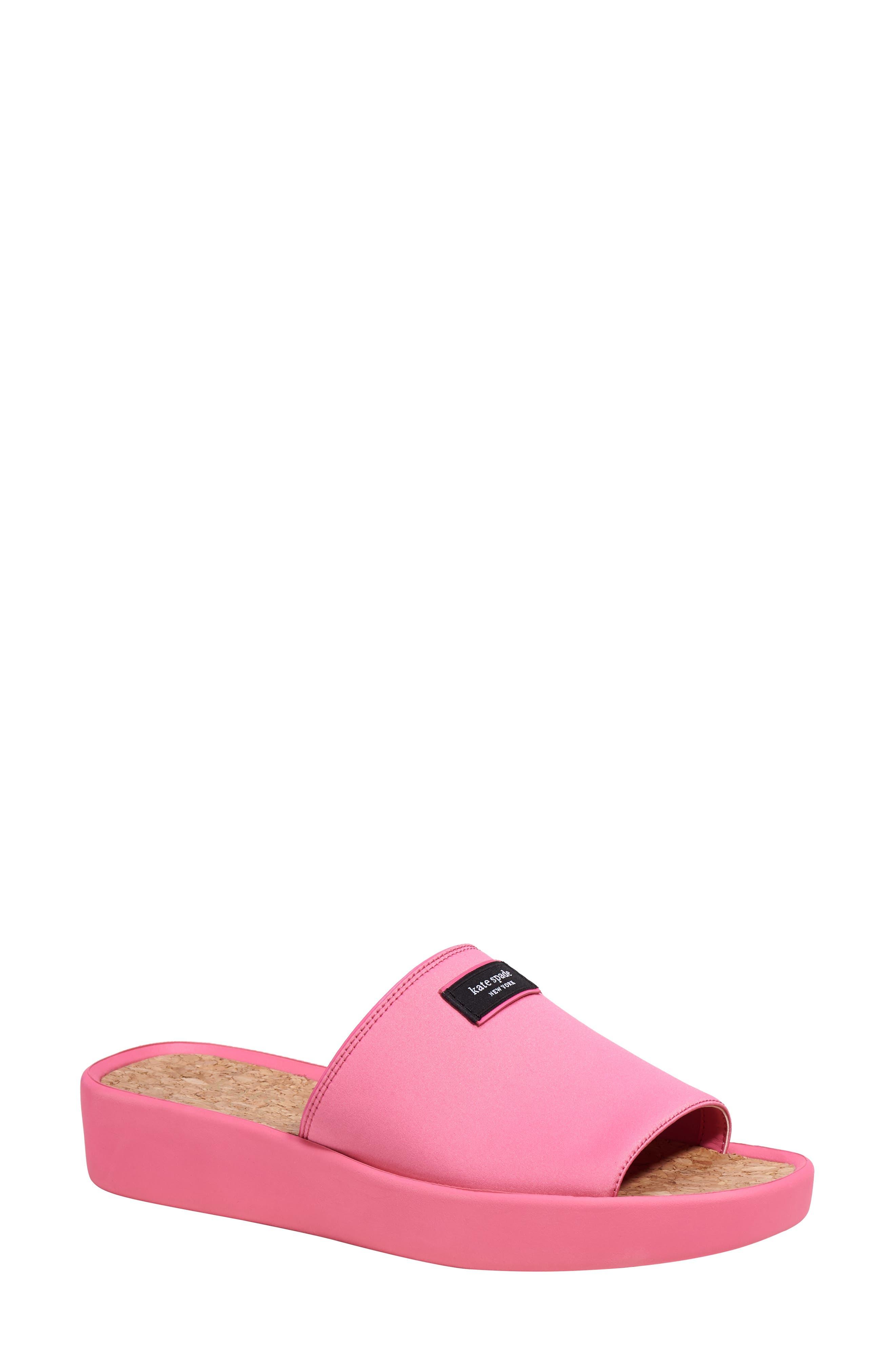 Kate Spade Spree Slide Sandal in Pink | Lyst