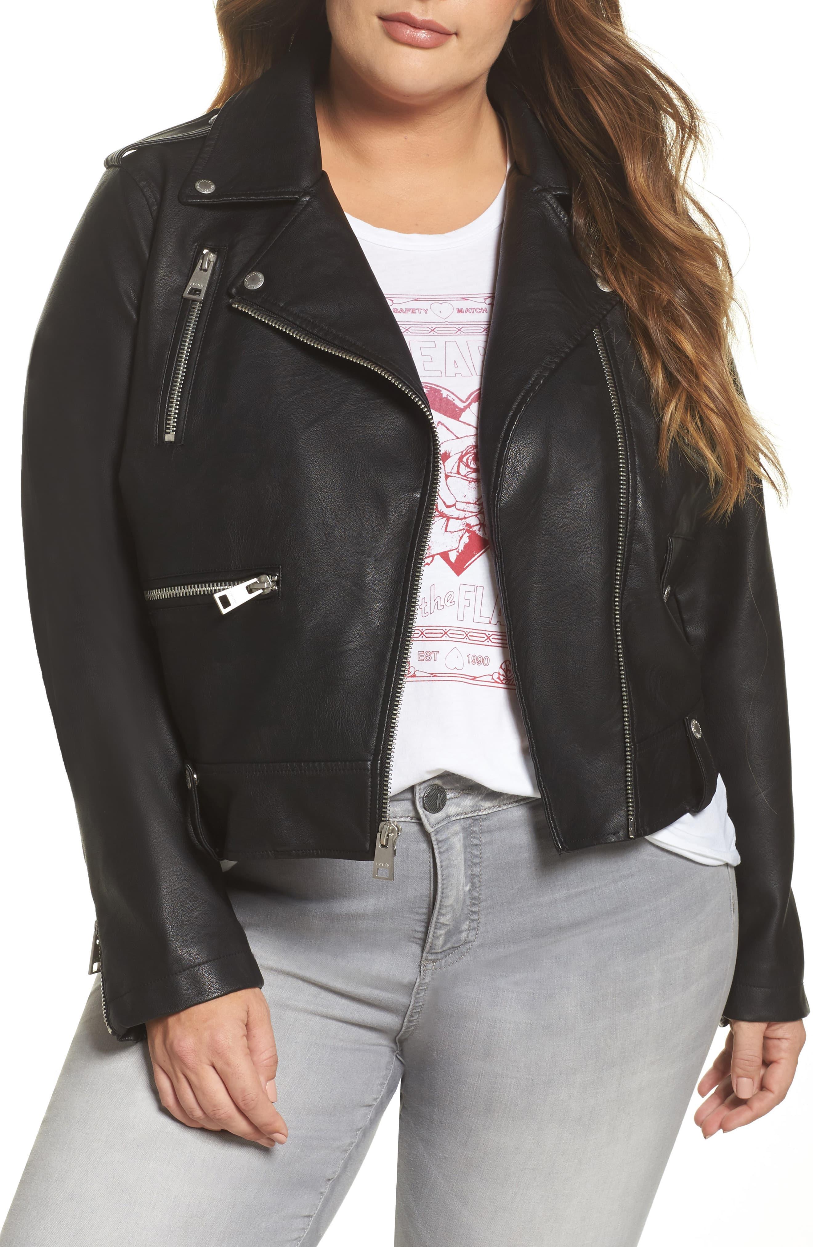 levi's leather moto jacket