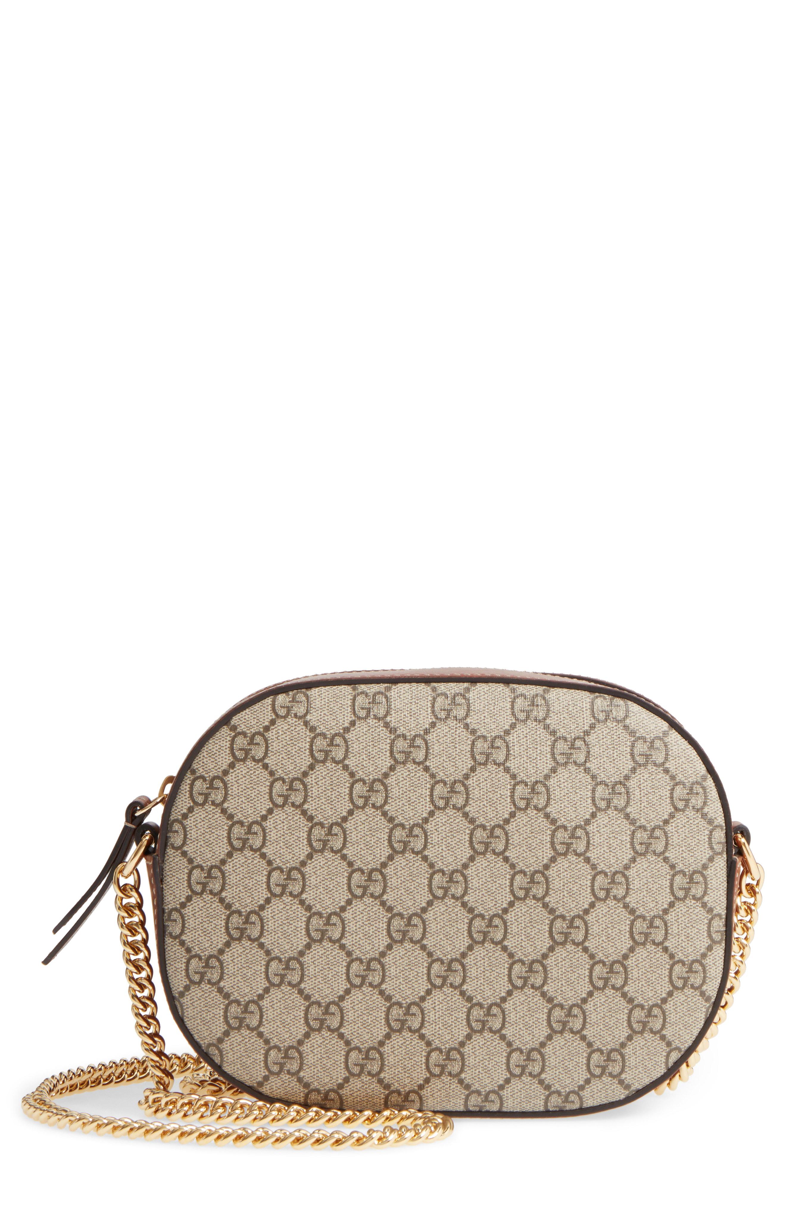 gucci gg supreme mini chain bag