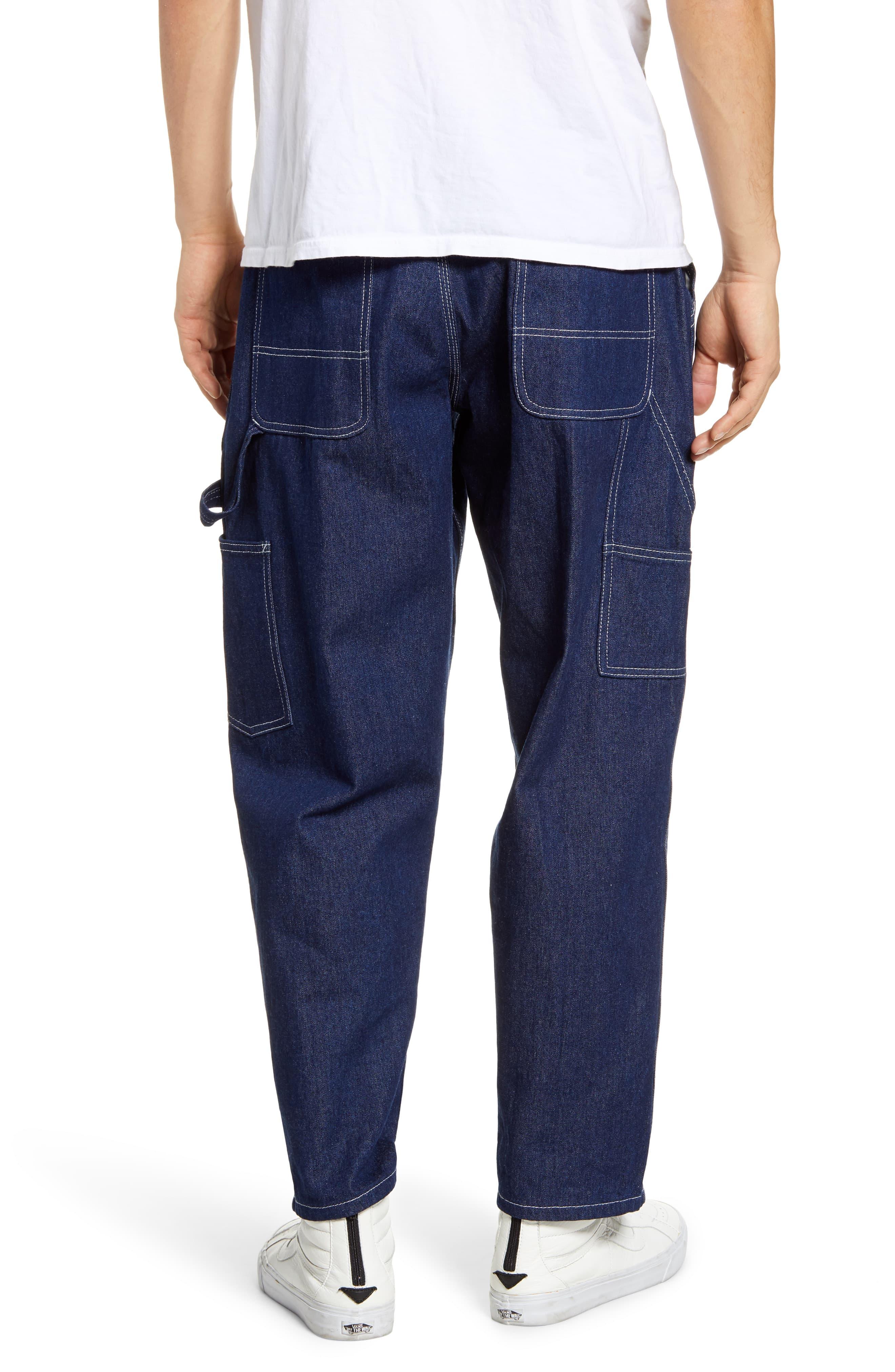 raw denim carpenter jeans