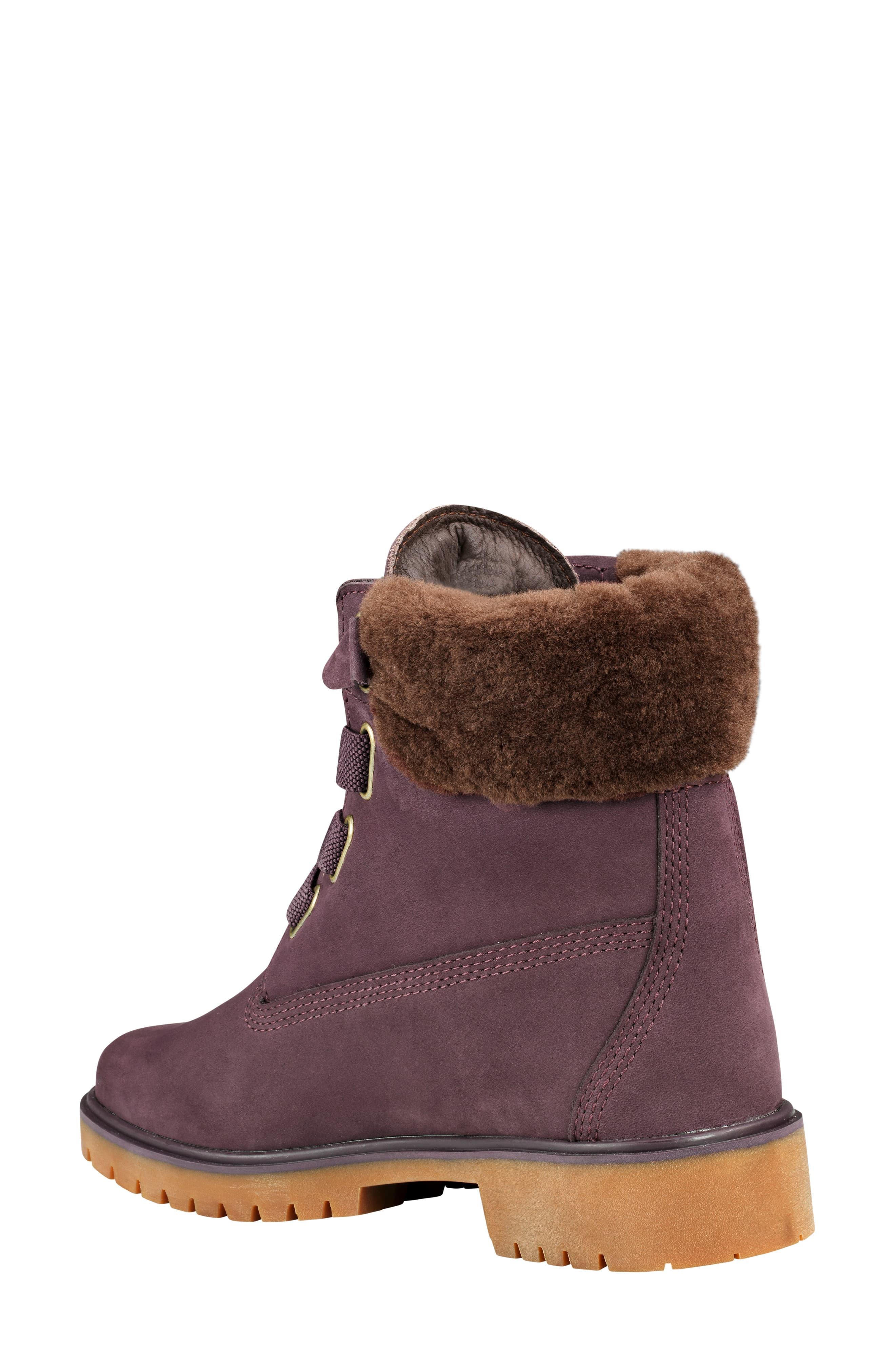 timberland jayne 6 genuine shearling waterproof boot