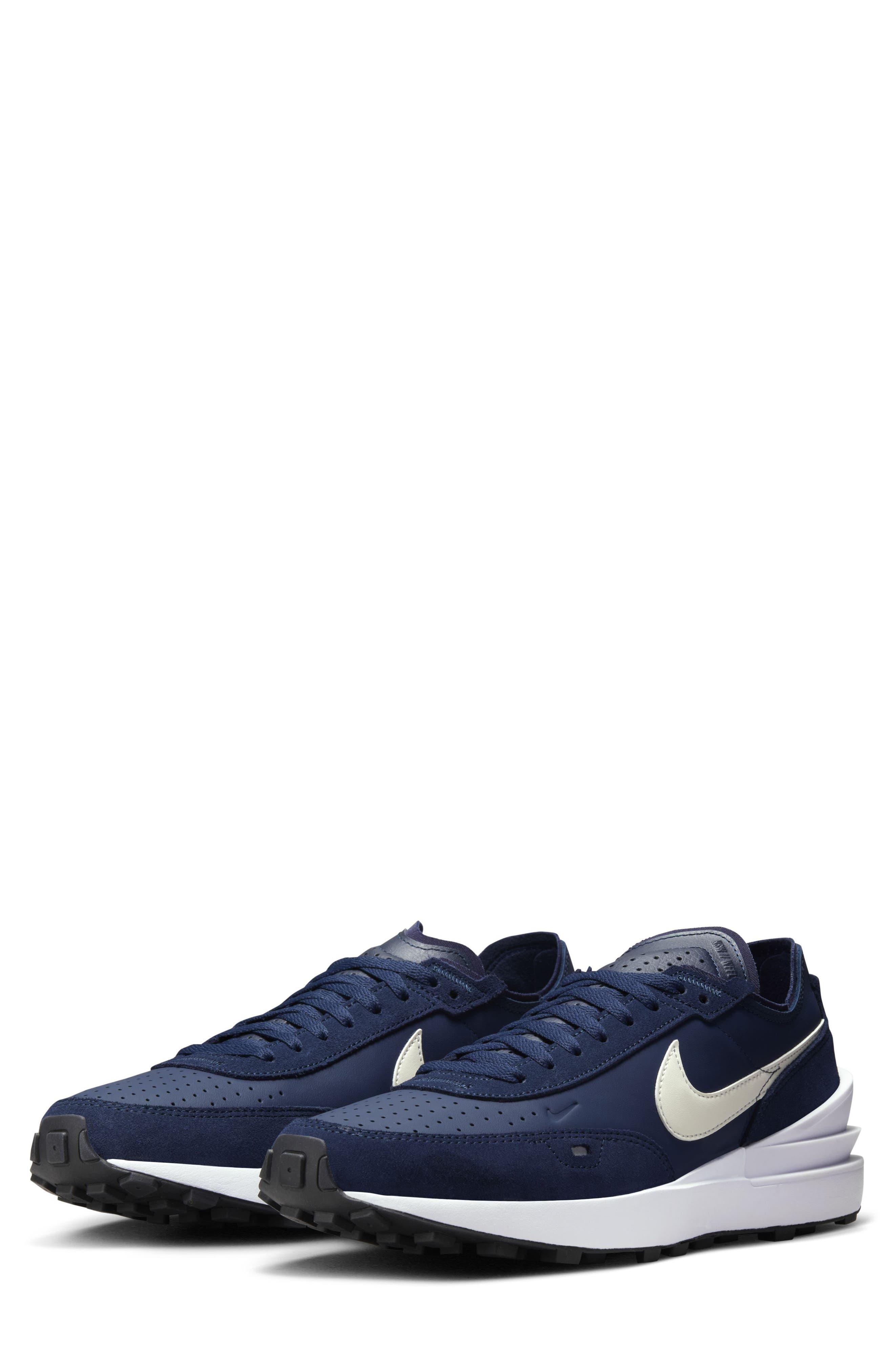 Nike Waffle One Leather Sneaker in Blue for Men Lyst