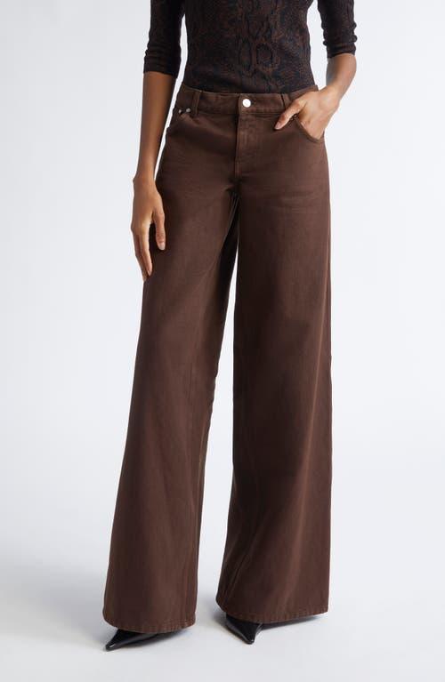 パンツ STELLA MCCARTNEY Loose leg pants Brown 6402063CU703 Stella McCartney Jeans for Women | Online Sale up to 69% off
