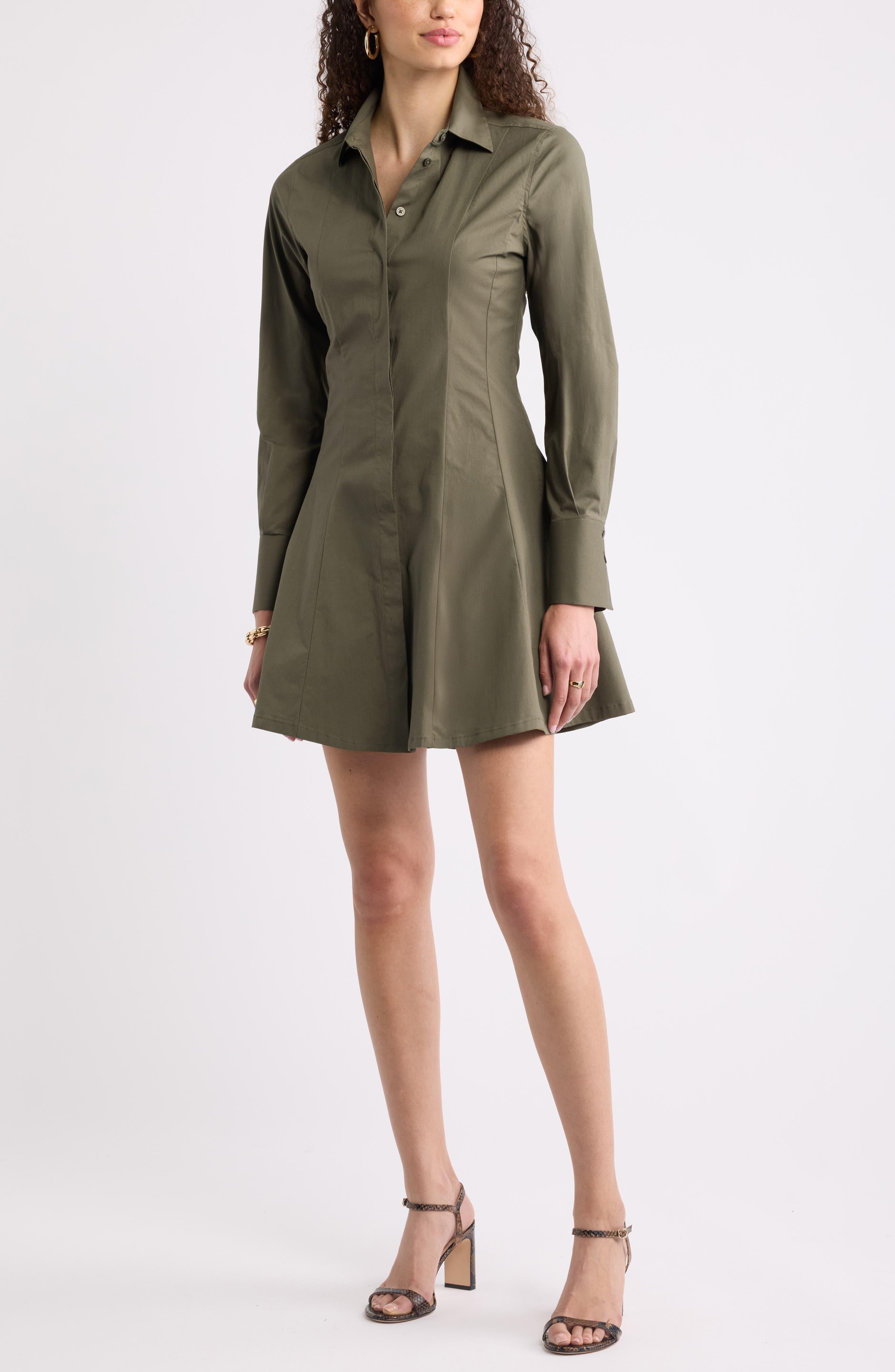 nordstrom olive green dress Dresses for Women full-length