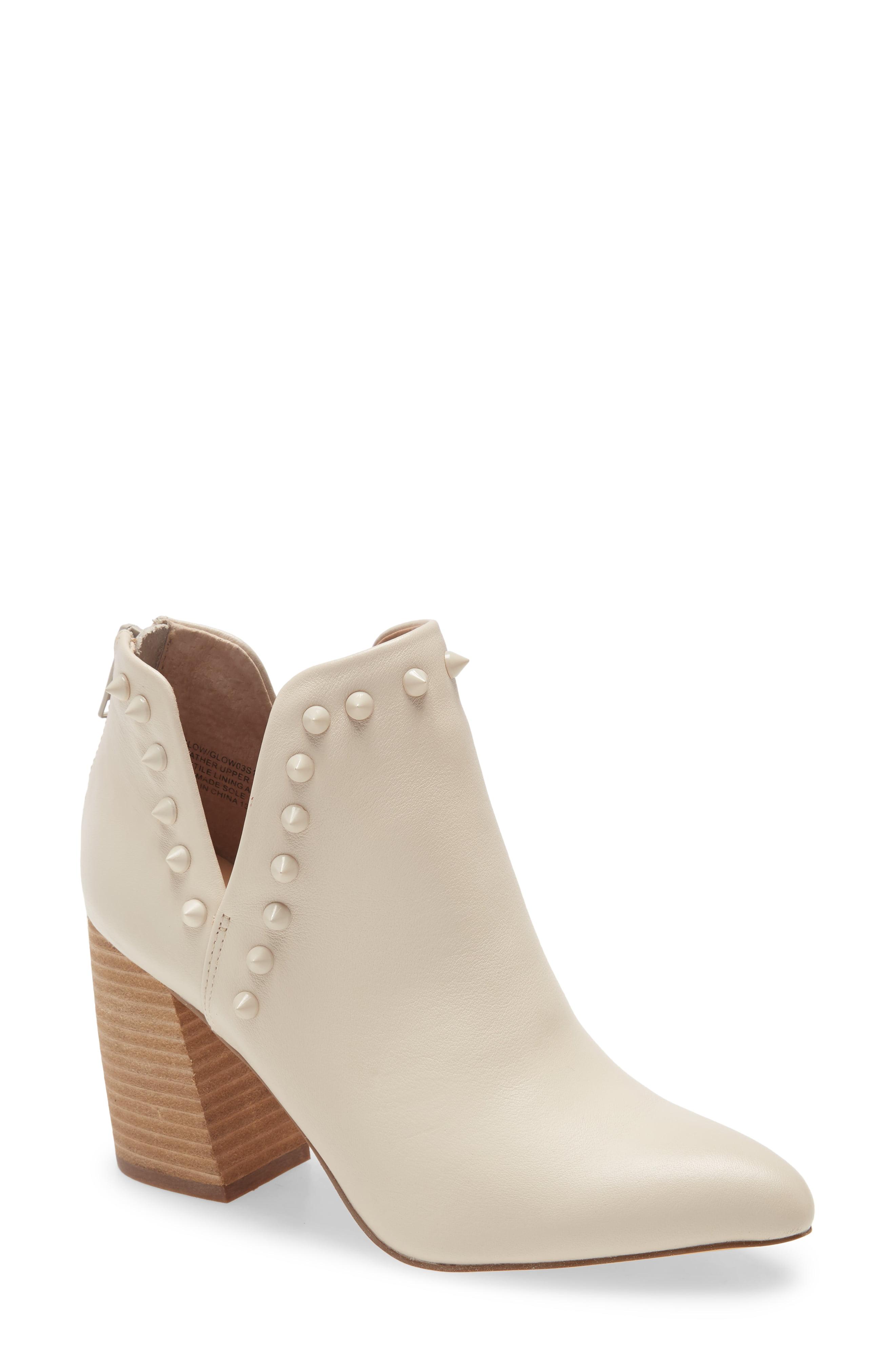glow pointed toe bootie