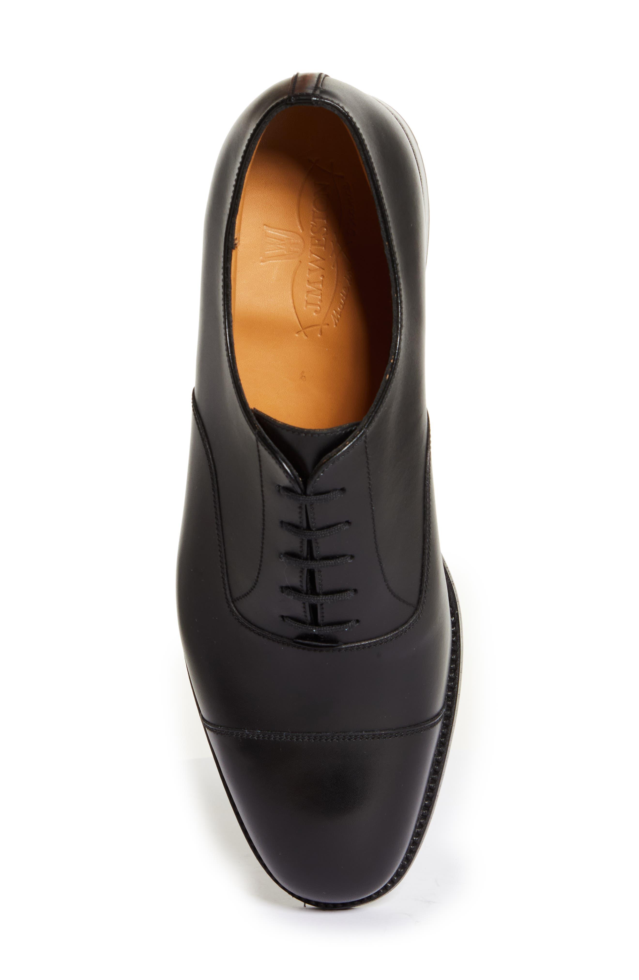 J.M. Weston 300 Cap Toe Oxford in Black for Men | Lyst