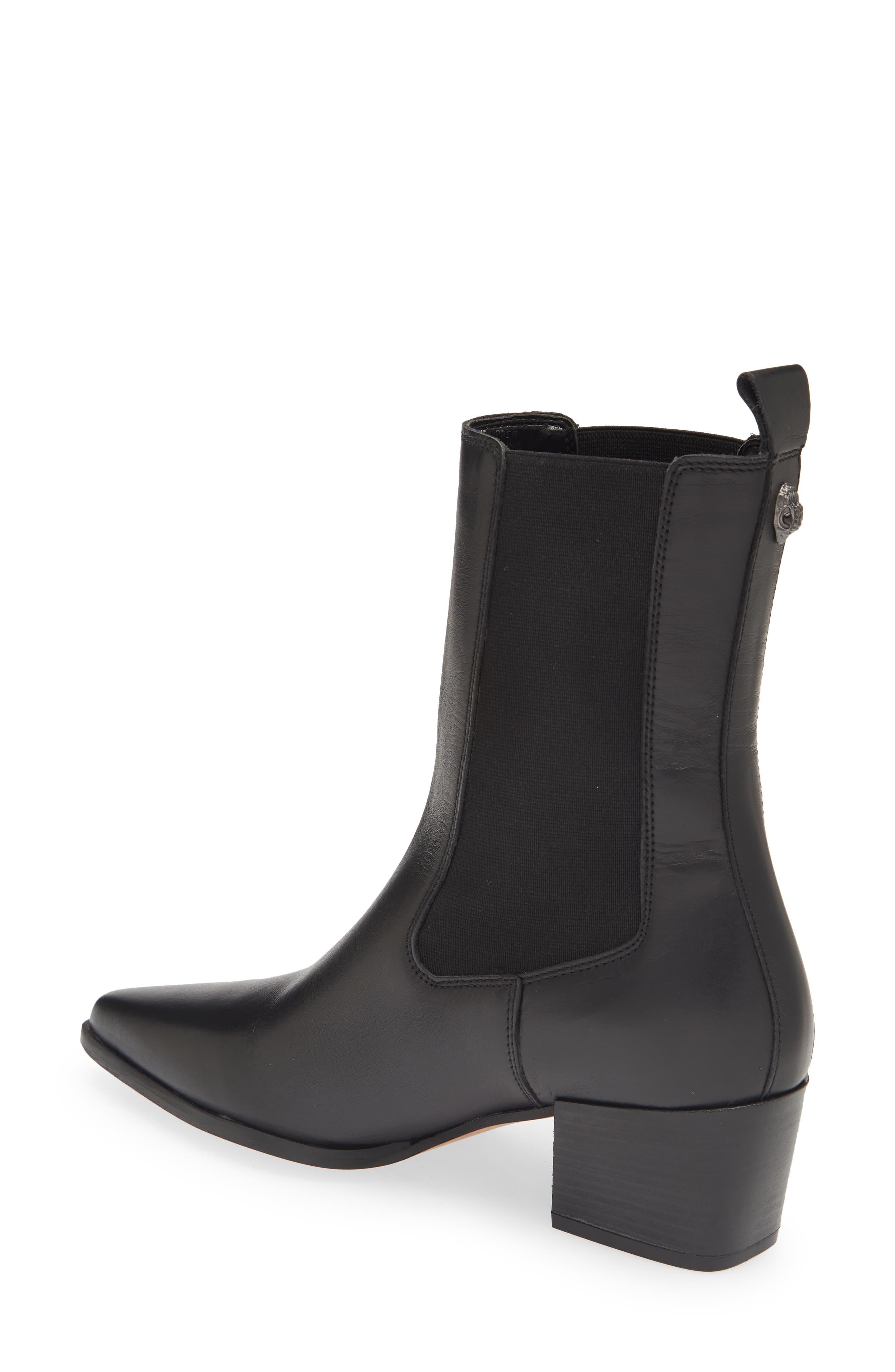 Kurt Geiger Star Chelsea Boot in Black 