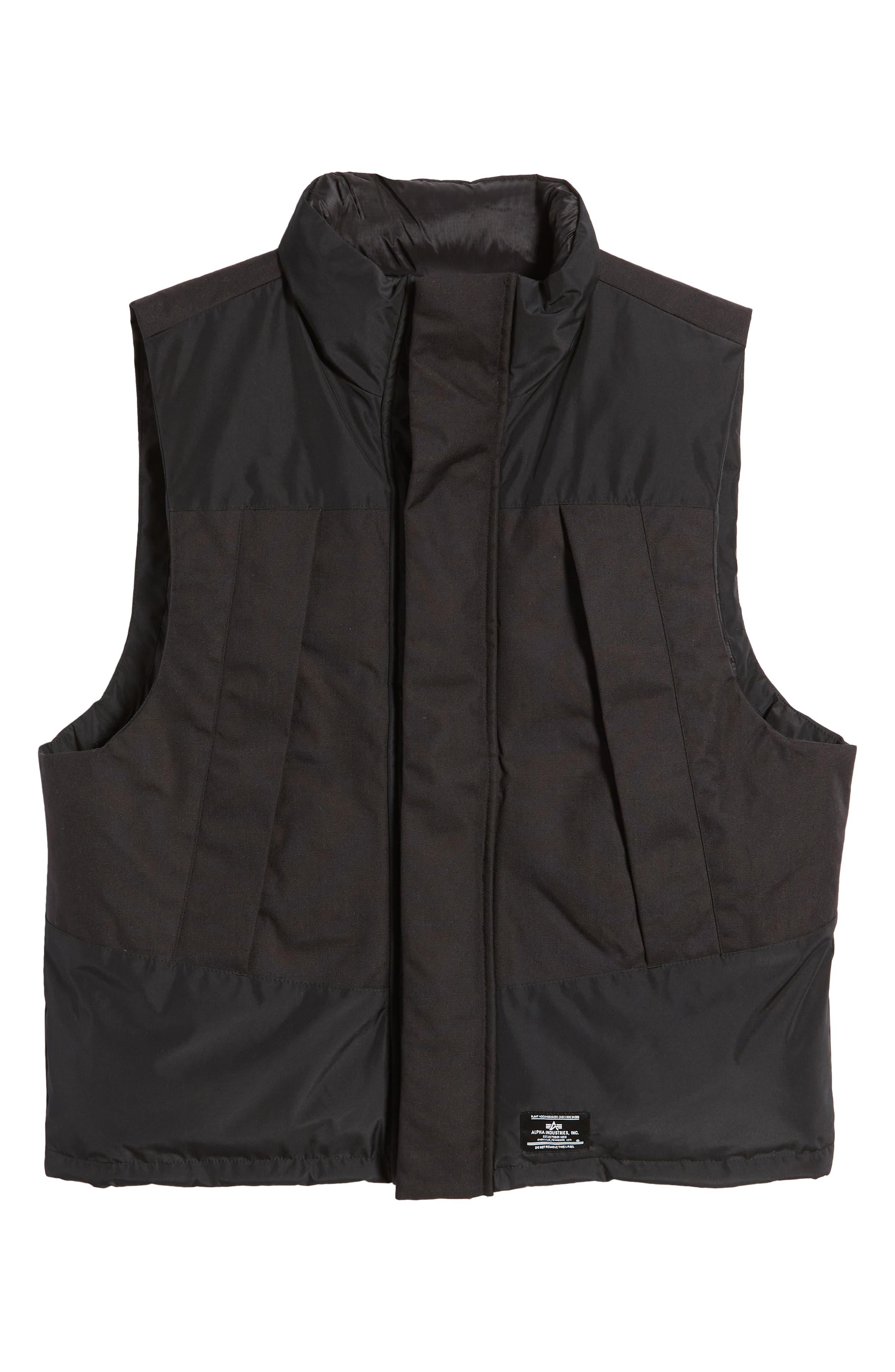 Alpha Industries Mod Reversible Vest in Black for Men | Lyst